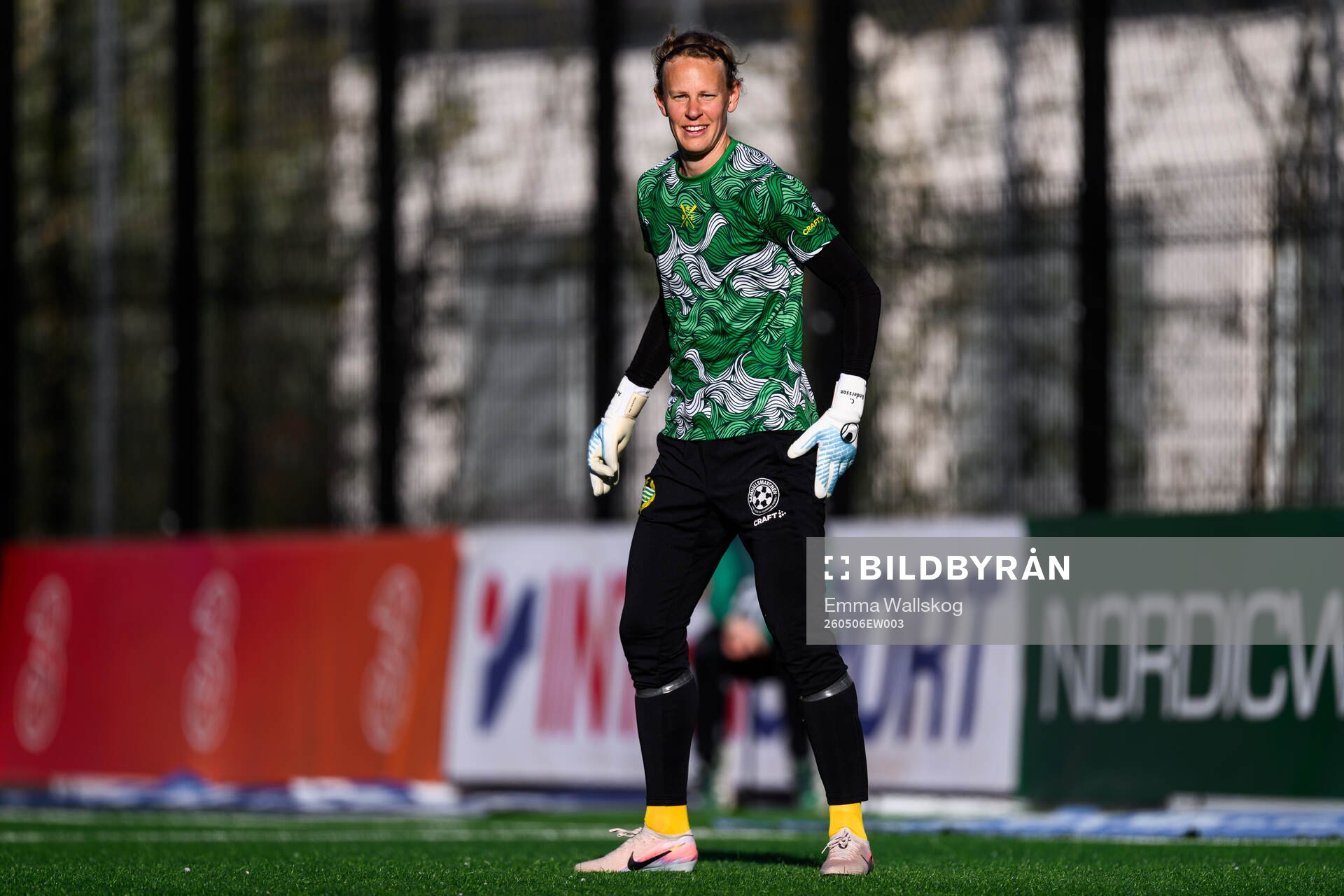 Hammarbys målvakt Cajsa Andersson