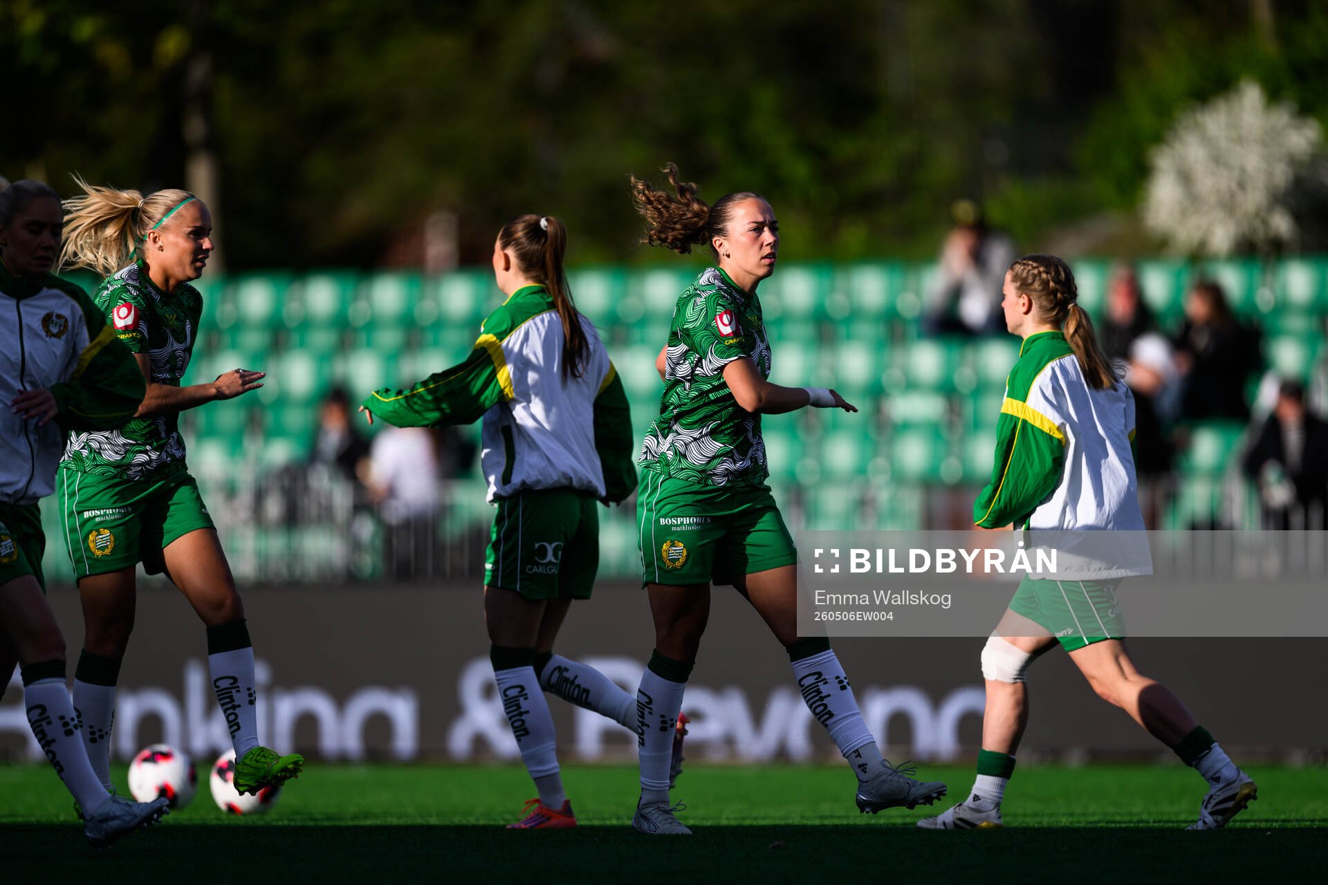 Hammarbys Stina Lennartsson och Athinna Persson Lundgren
