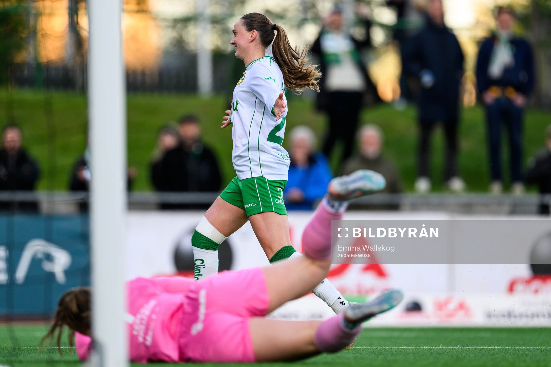 Hammarbys Vilde Hasund jublar