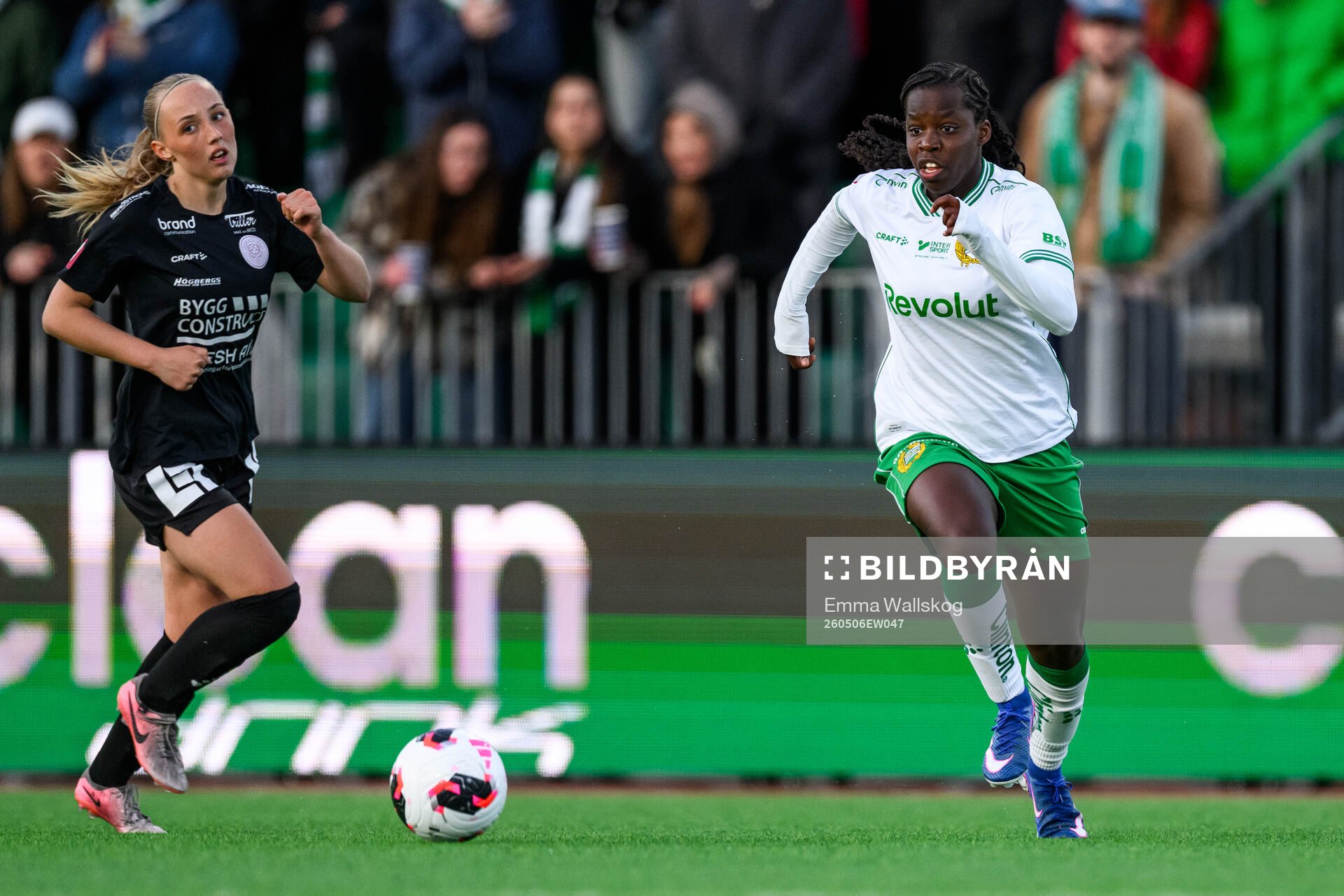IK Uppsalas Saga Fredgren och Hammarbys Vivienne Lia