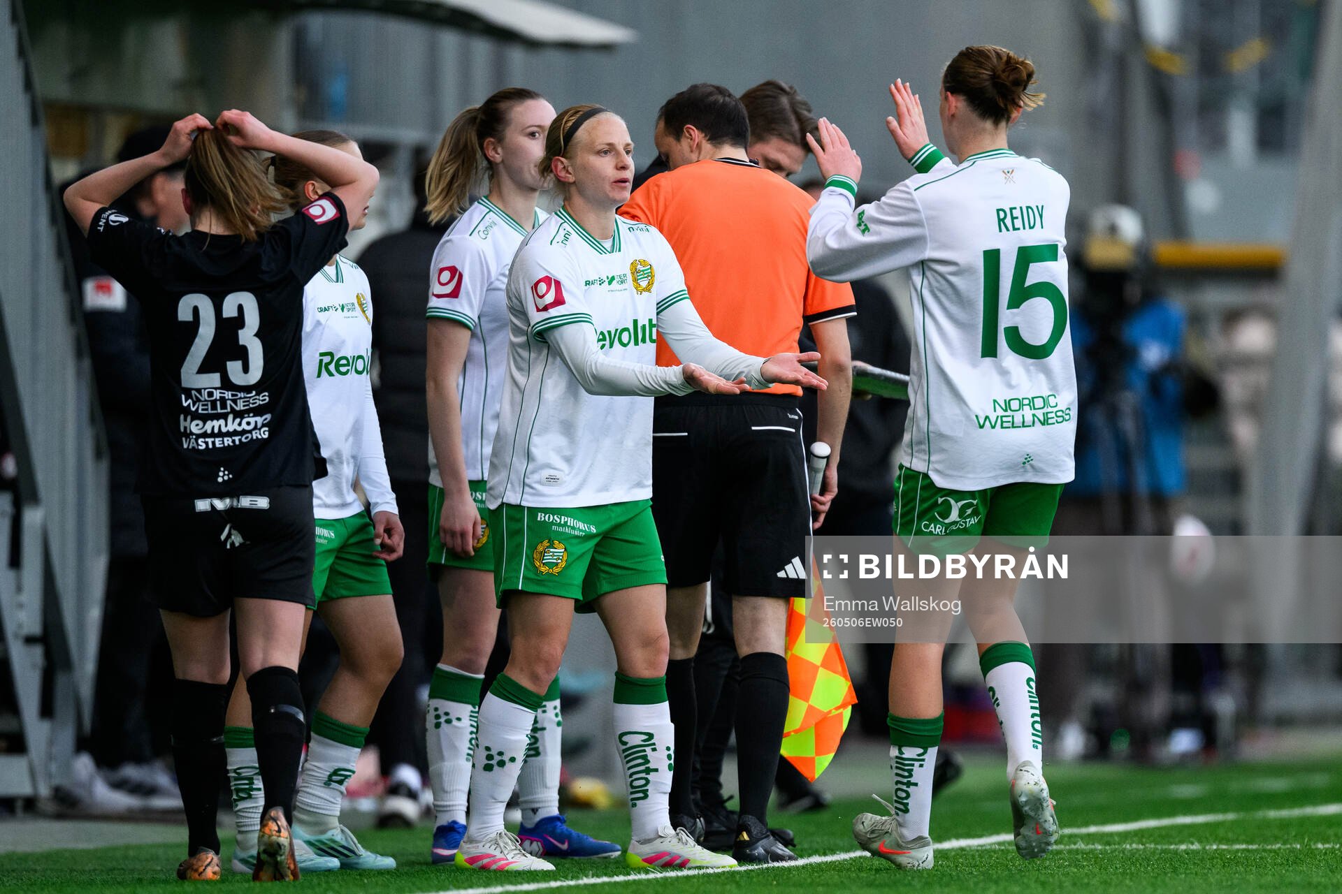 Hammarbys Madison Pogarch och Sofia Reidy