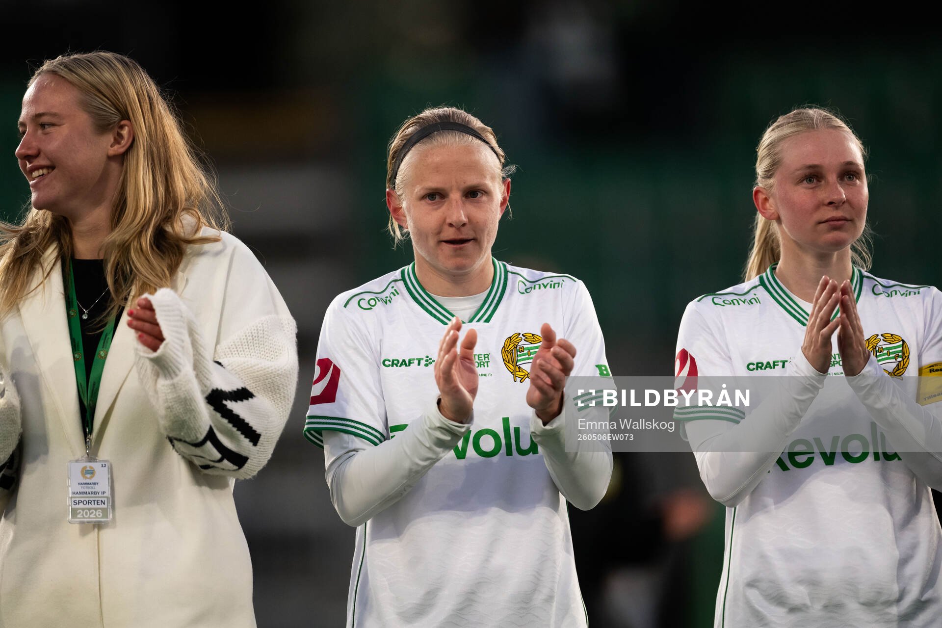 Hammarbys Madison Pogarch jublar