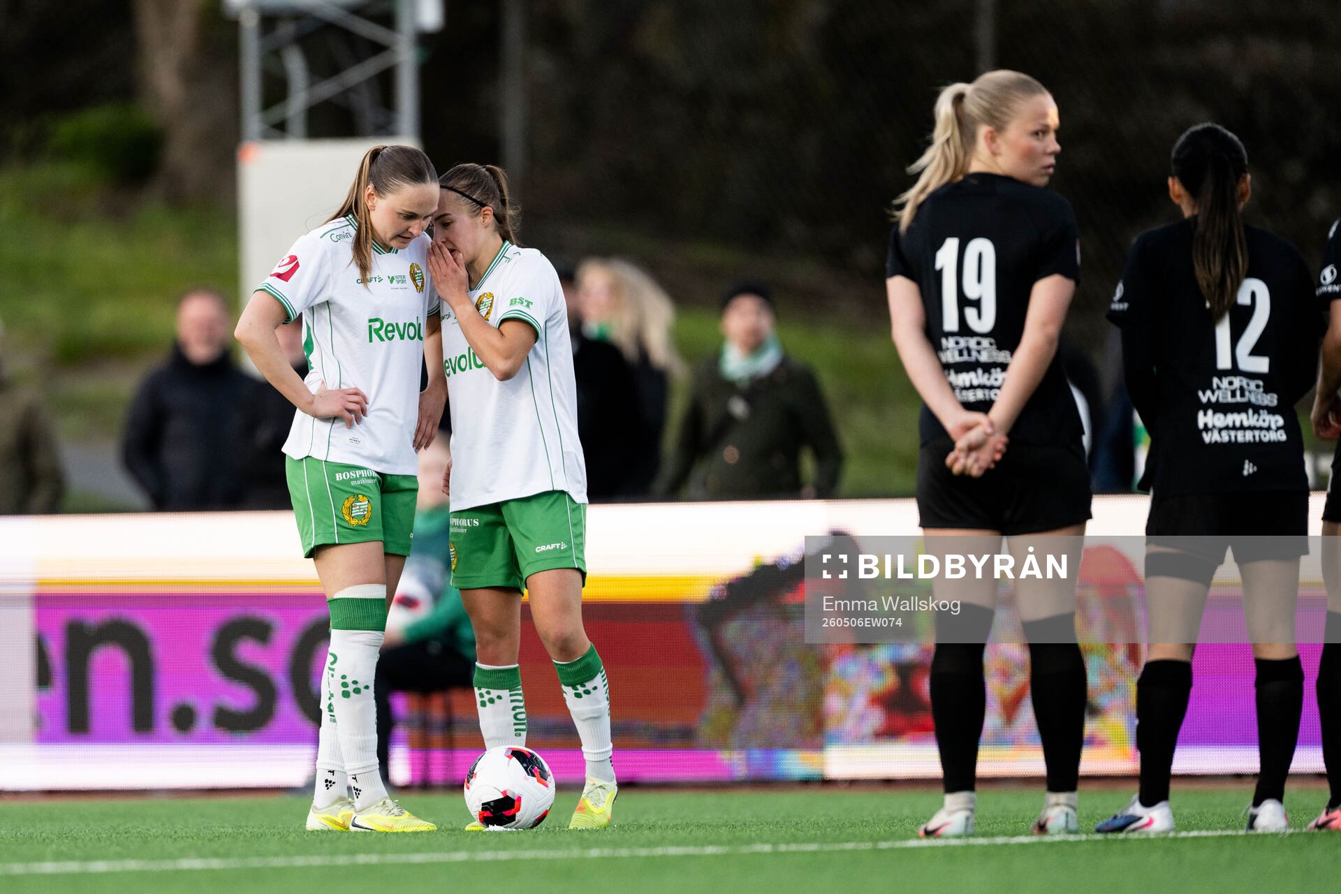 Hammarbys Vilde Hasund och Vilma Emilia Koivisto