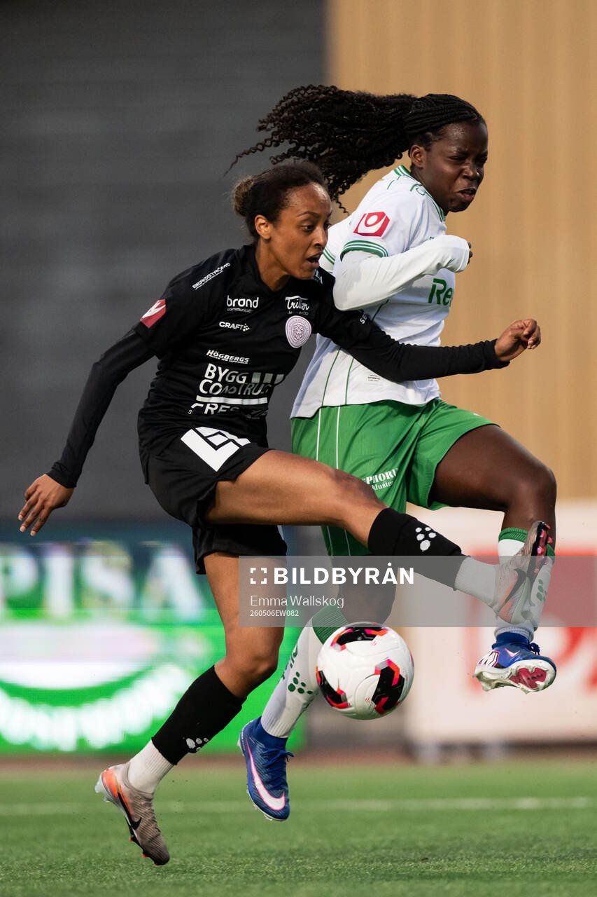 IK Uppsalas Arsema Weldai och Hammarbys Vivienne Lia
