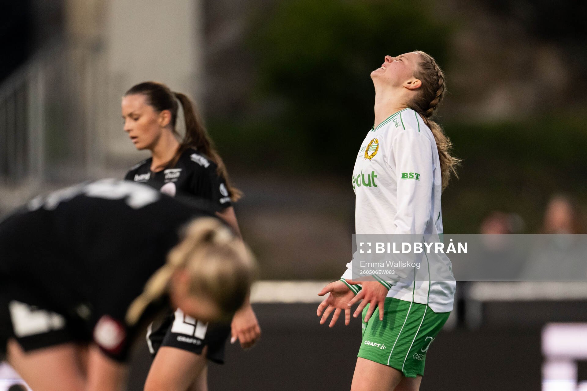Hammarbys Hannah Sjödahl deppar