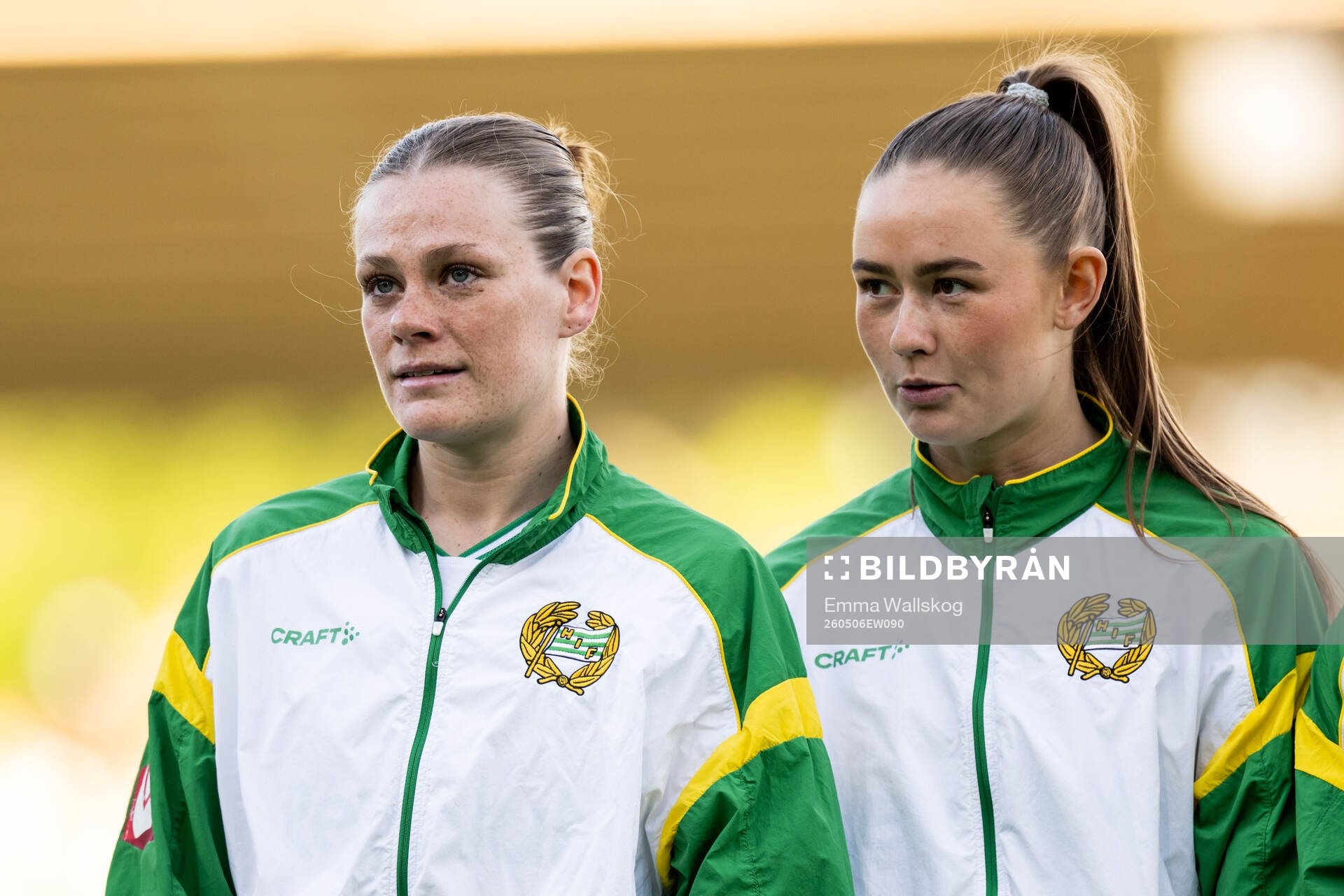 Hammarbys Sofia Reidy och Svea Rehnberg