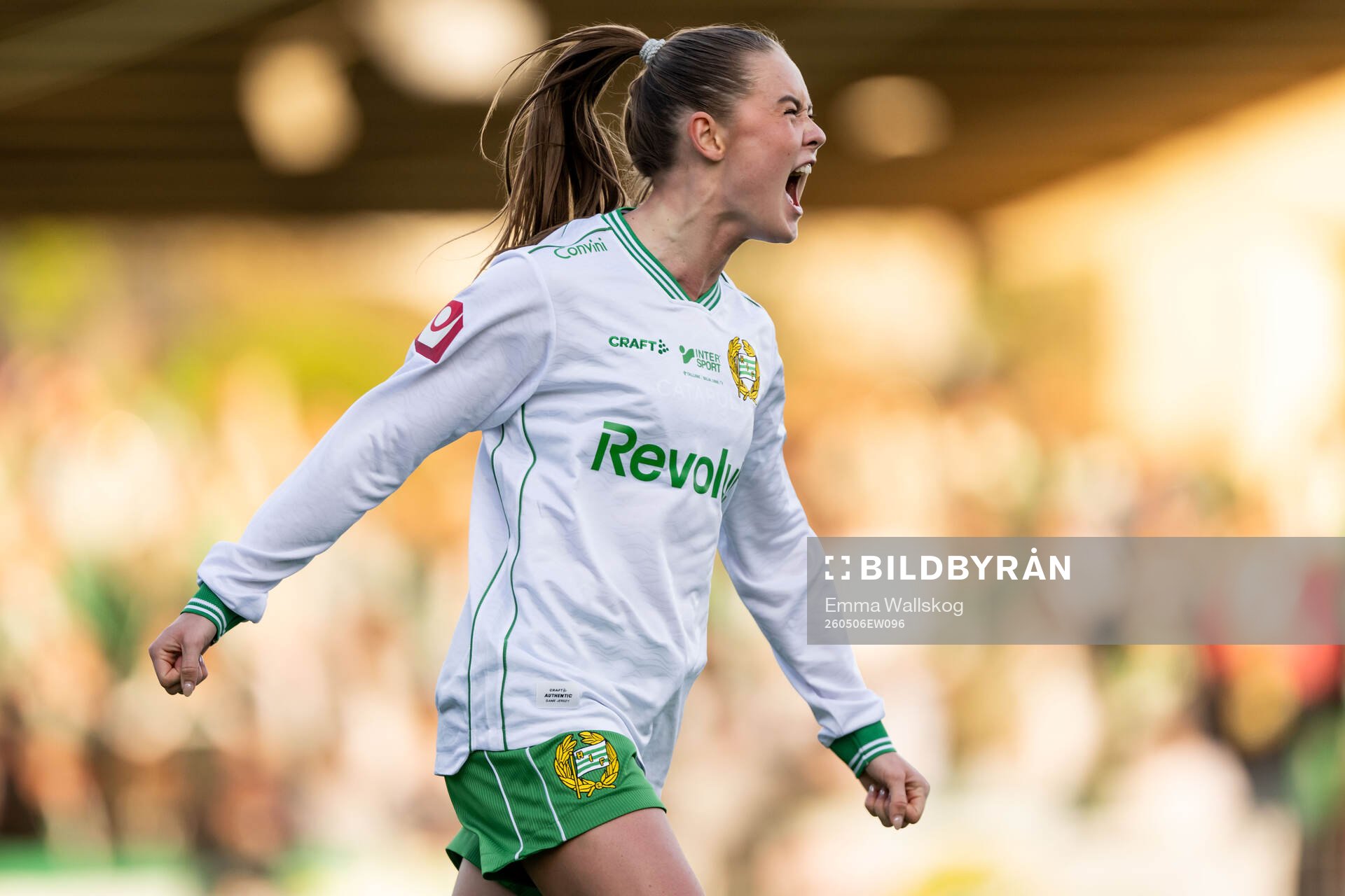 Hammarbys Svea Rehnberg jublar