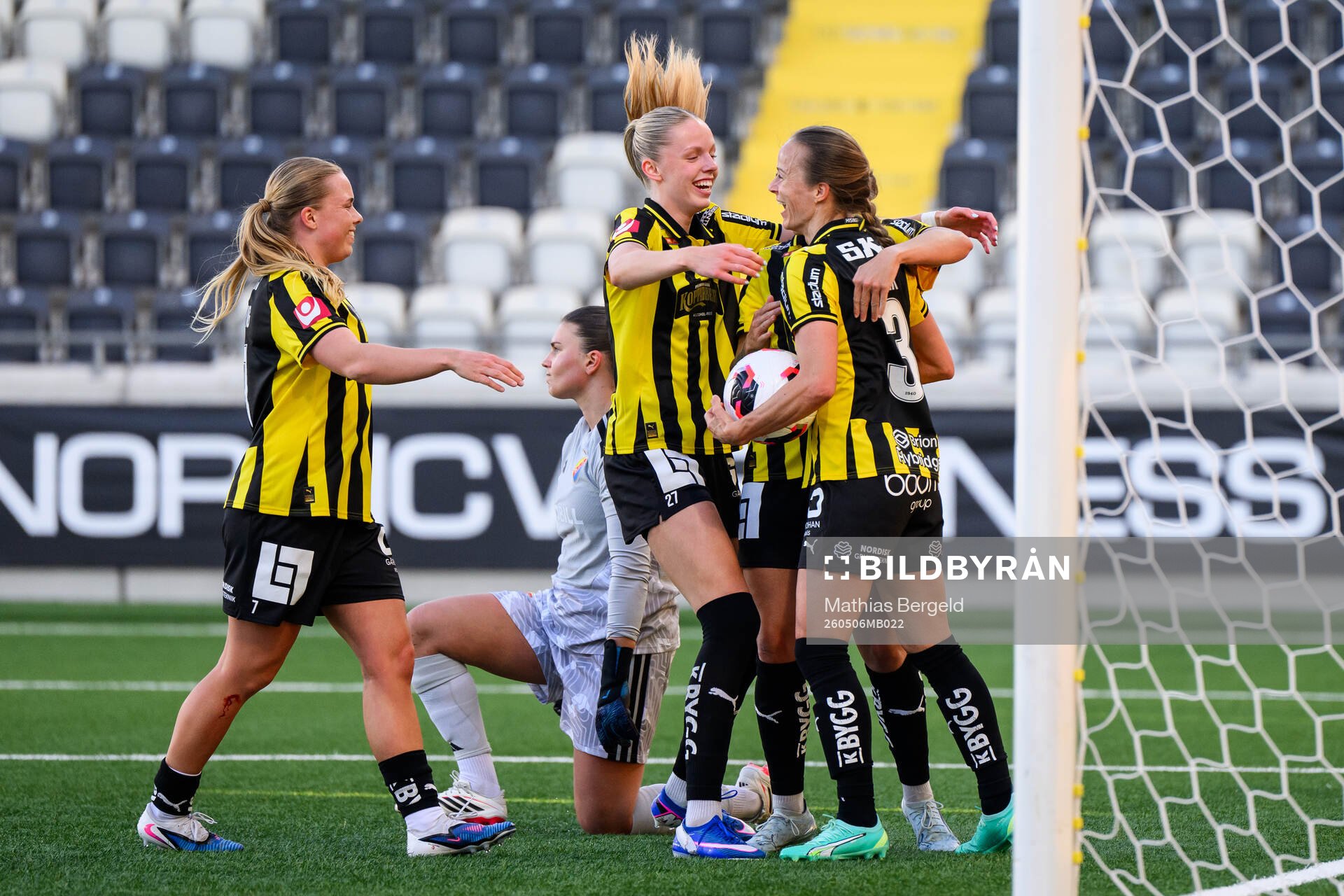 Häckens Pernille Sanvig, Thelma Pálmadottir och Aivi Luik