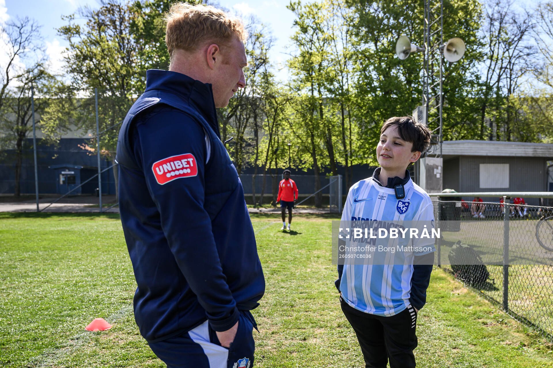 Helsingborgs tränare Stevie Grieve och Charlie Jensen