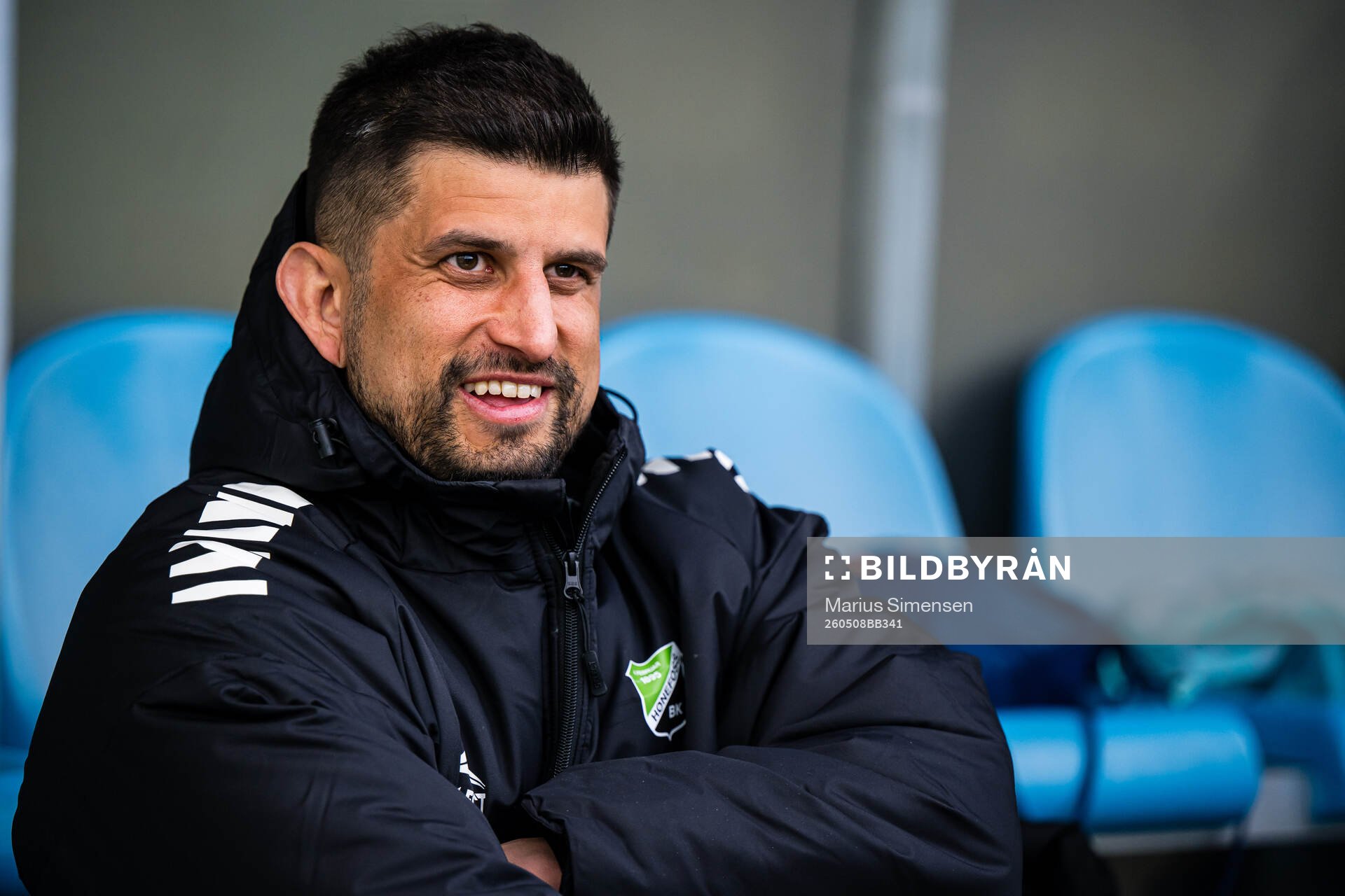 Head coach Remi Natvik of Hønefoss