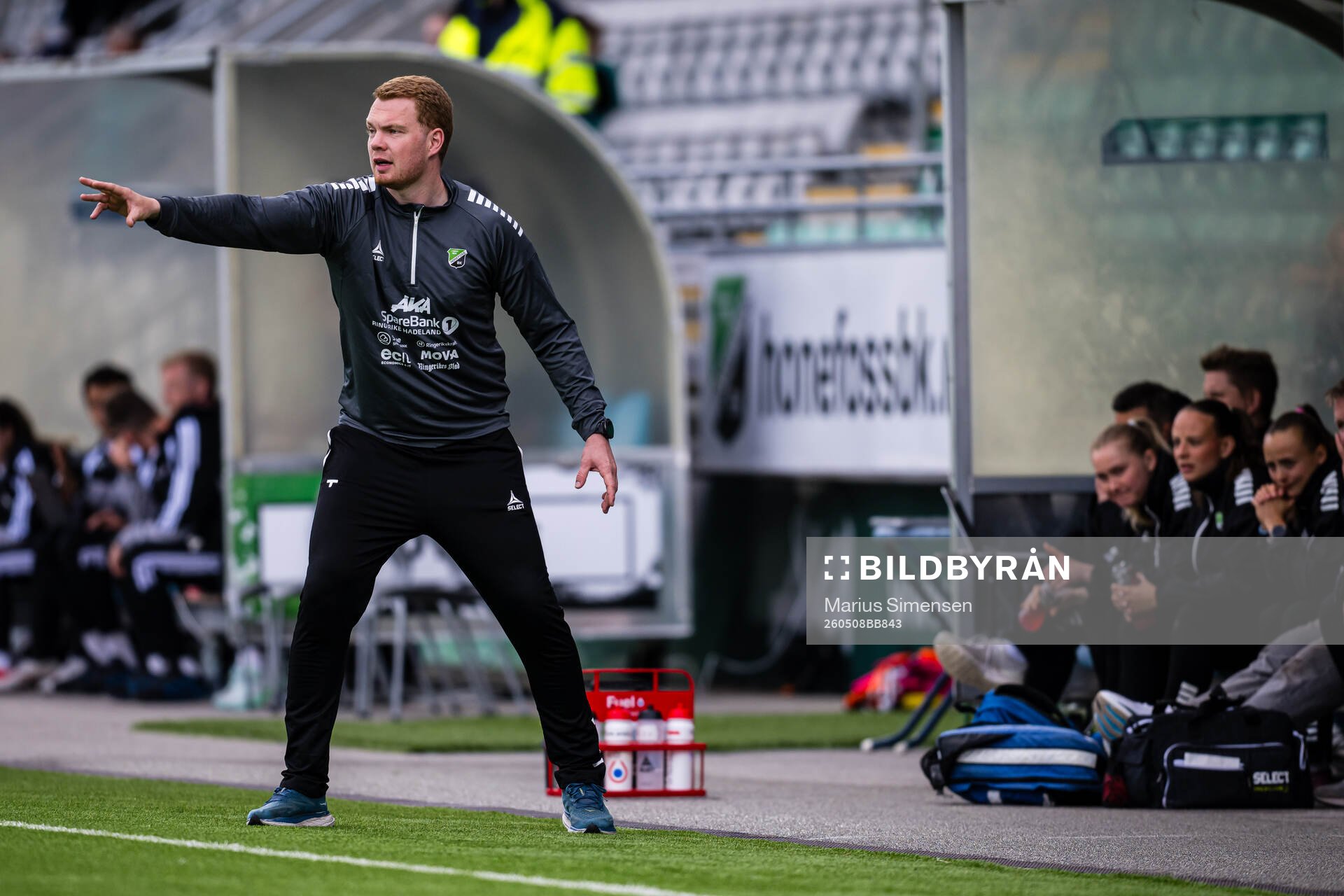 Assistant coach Trym Ring Strandberg of Hønefoss