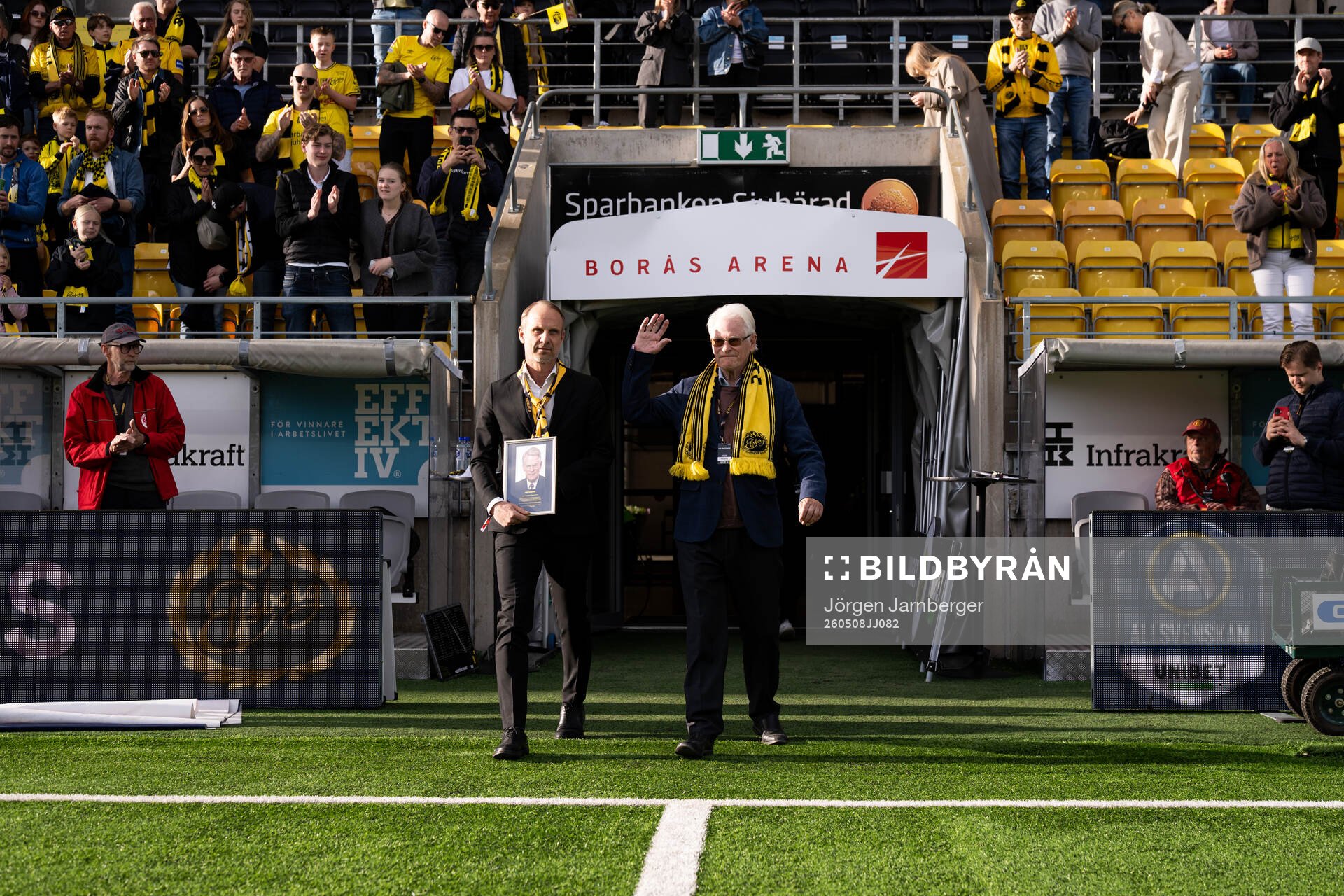 Elfsborgs styrelseledamot Joachim Modigh och Ingvar Carlsson