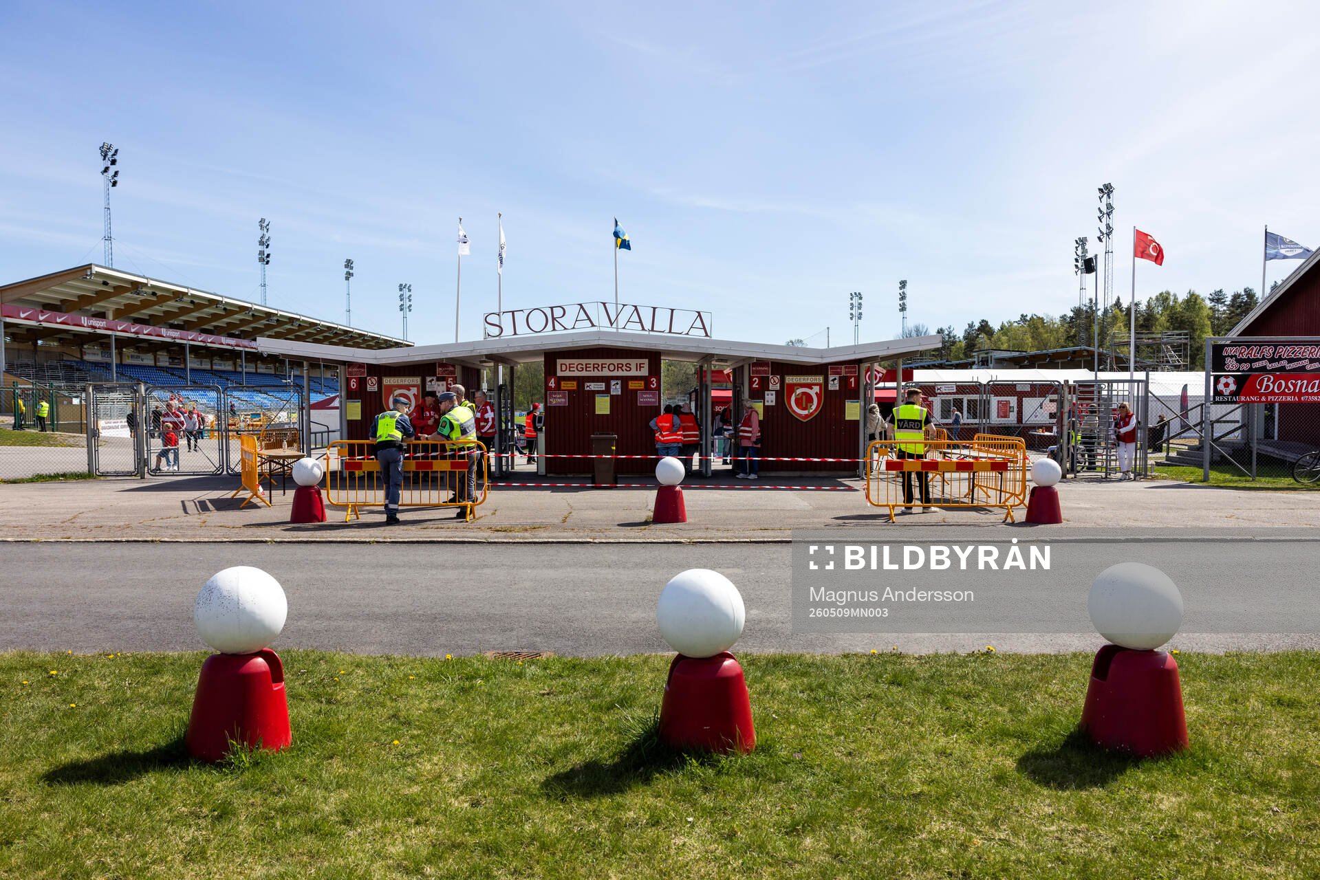 Exteriör vy av Stora Valla