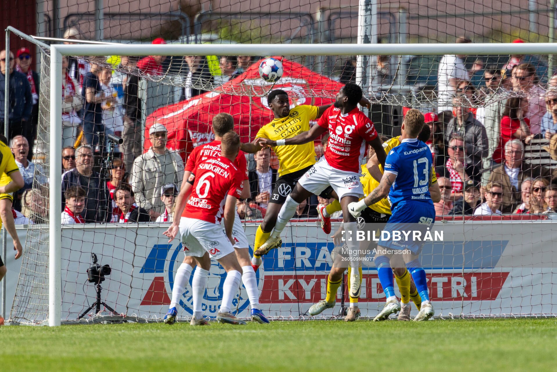Degerfors Nasiru Moro gör 1-3