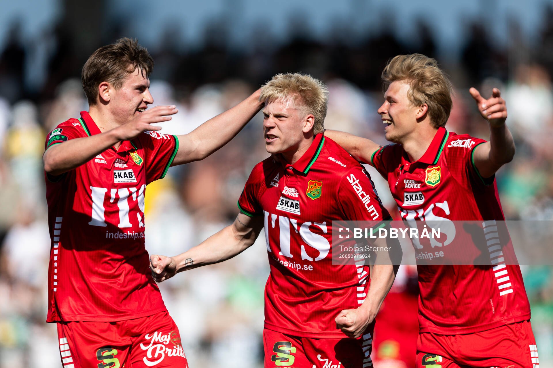 GAIS Max Andersson, Robert Frosti Thorkelsson och Rasmus
