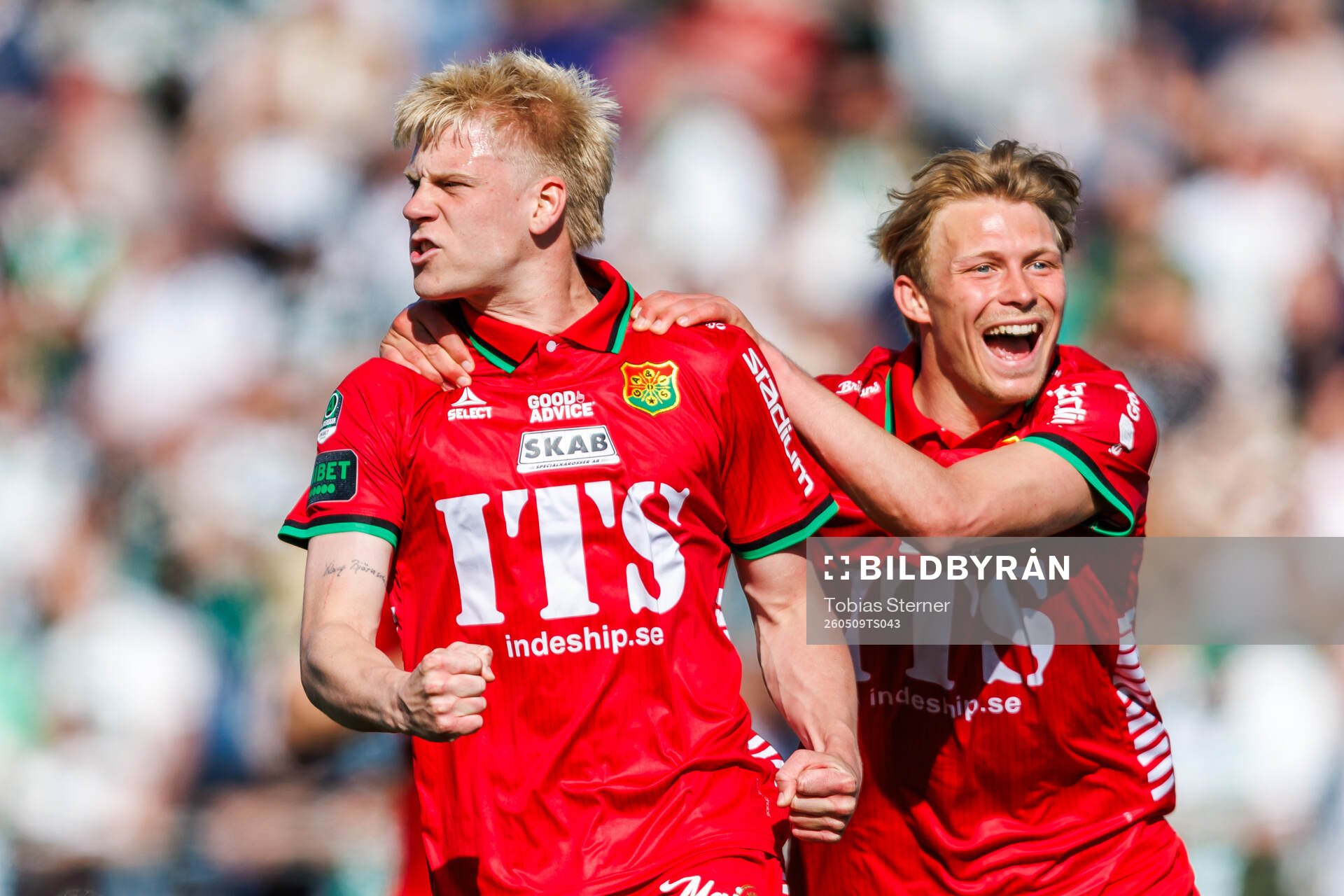 GAIS Robert Frosti Thorkelsson och Rasmus Niklasson