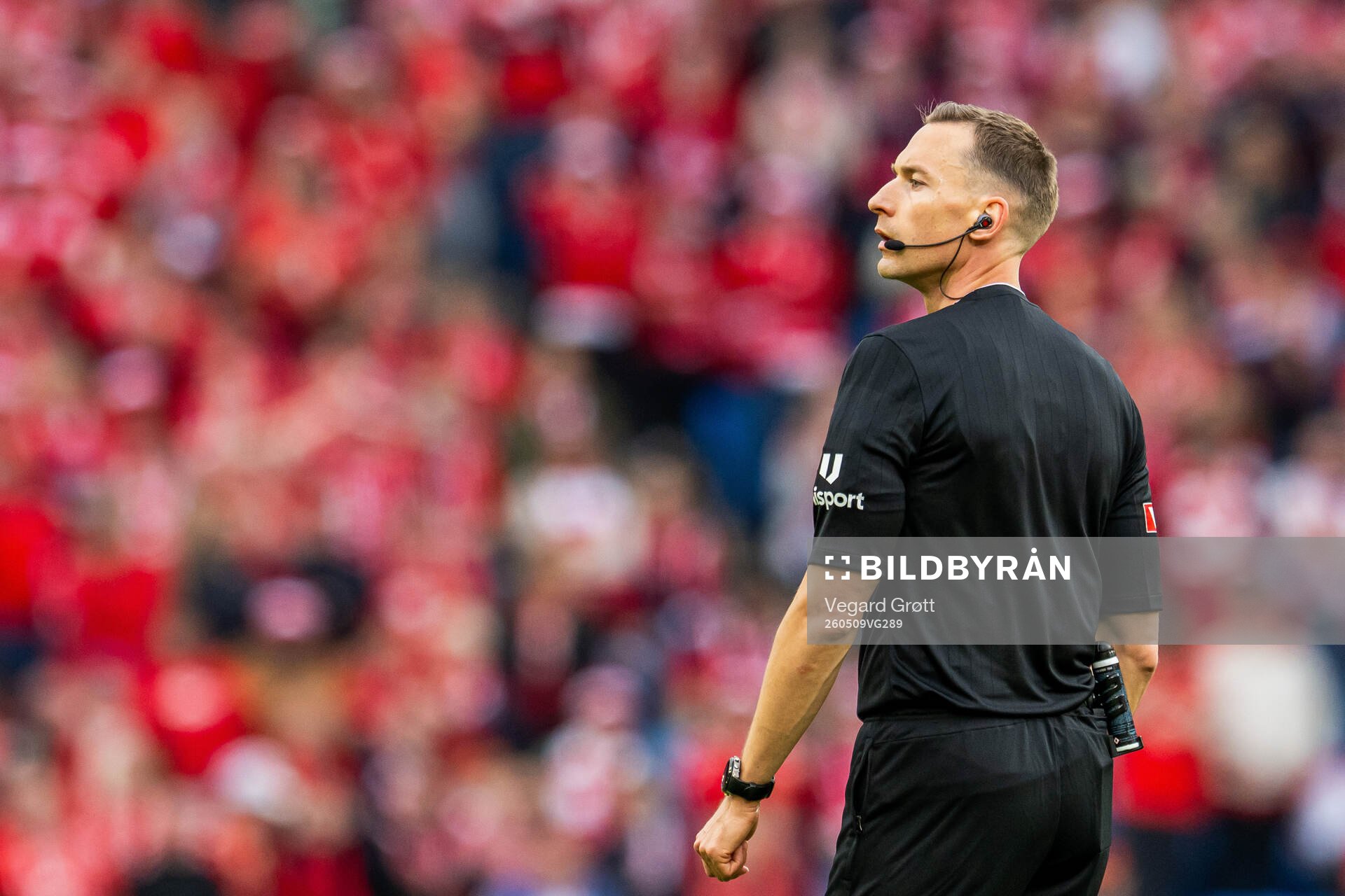 Referee Marius Hansen Grøtta