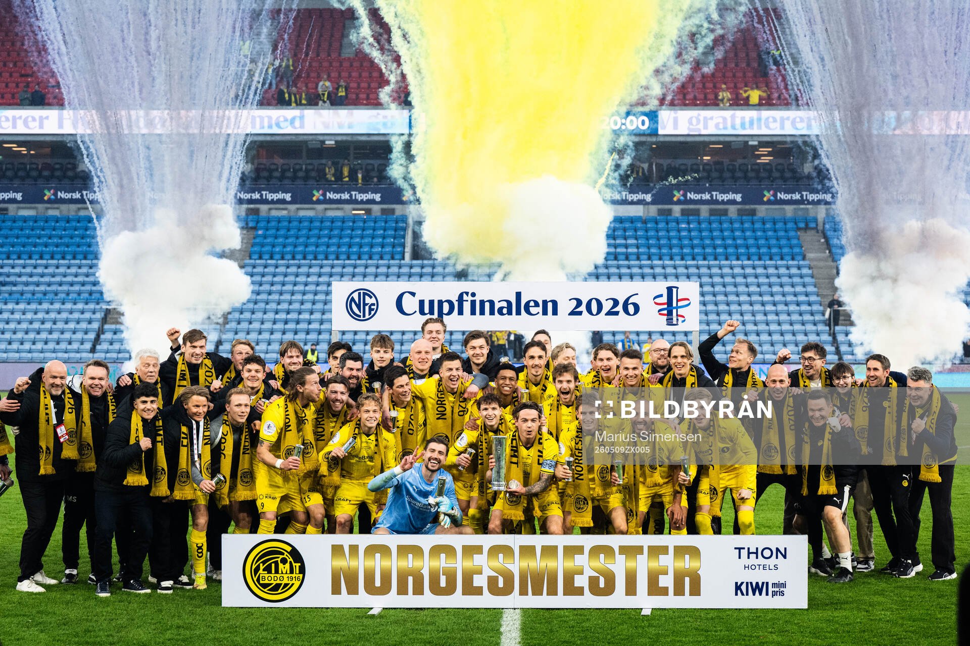 Bodø/Glimt wins the Norwegian football cup final between