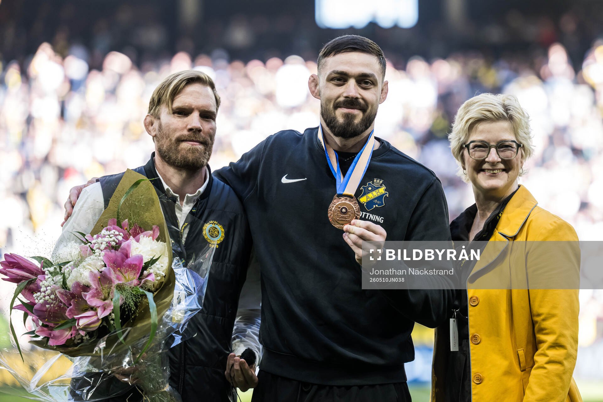 under fotbollsmatchen i Allsvenskan mellan AIK och