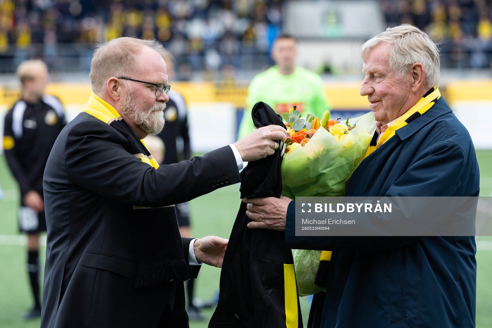 Häckens ordförande Anders Billström tackar av