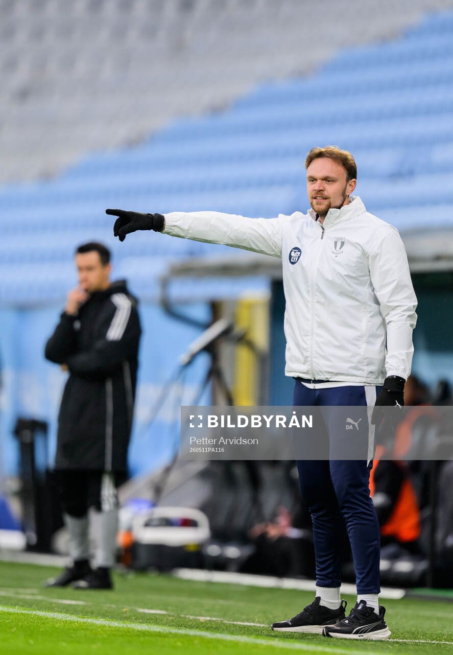 Malmö FFs assisterande tränare Daniel Angergård