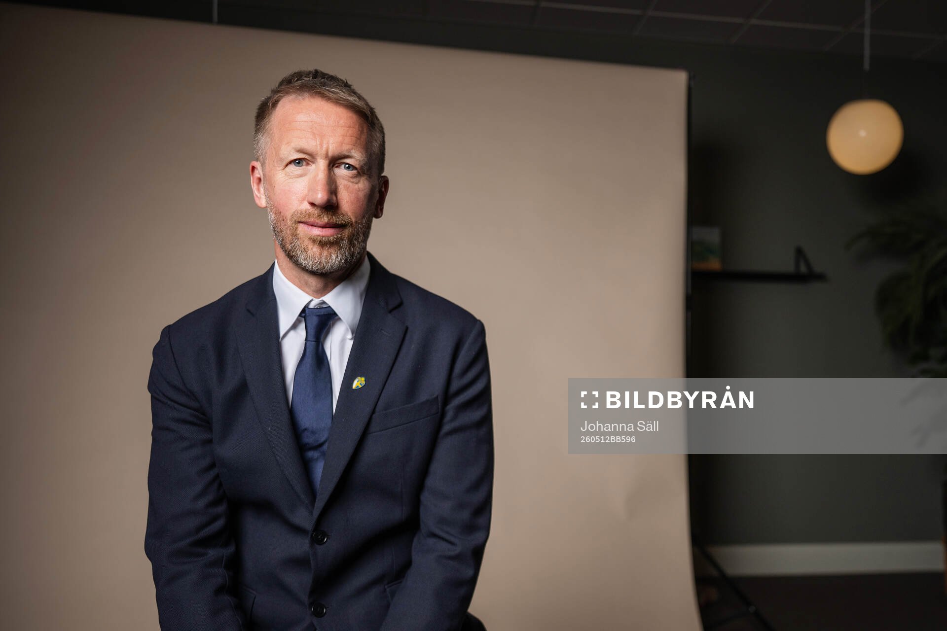 Head coach Graham Potter of the Swedish men's national