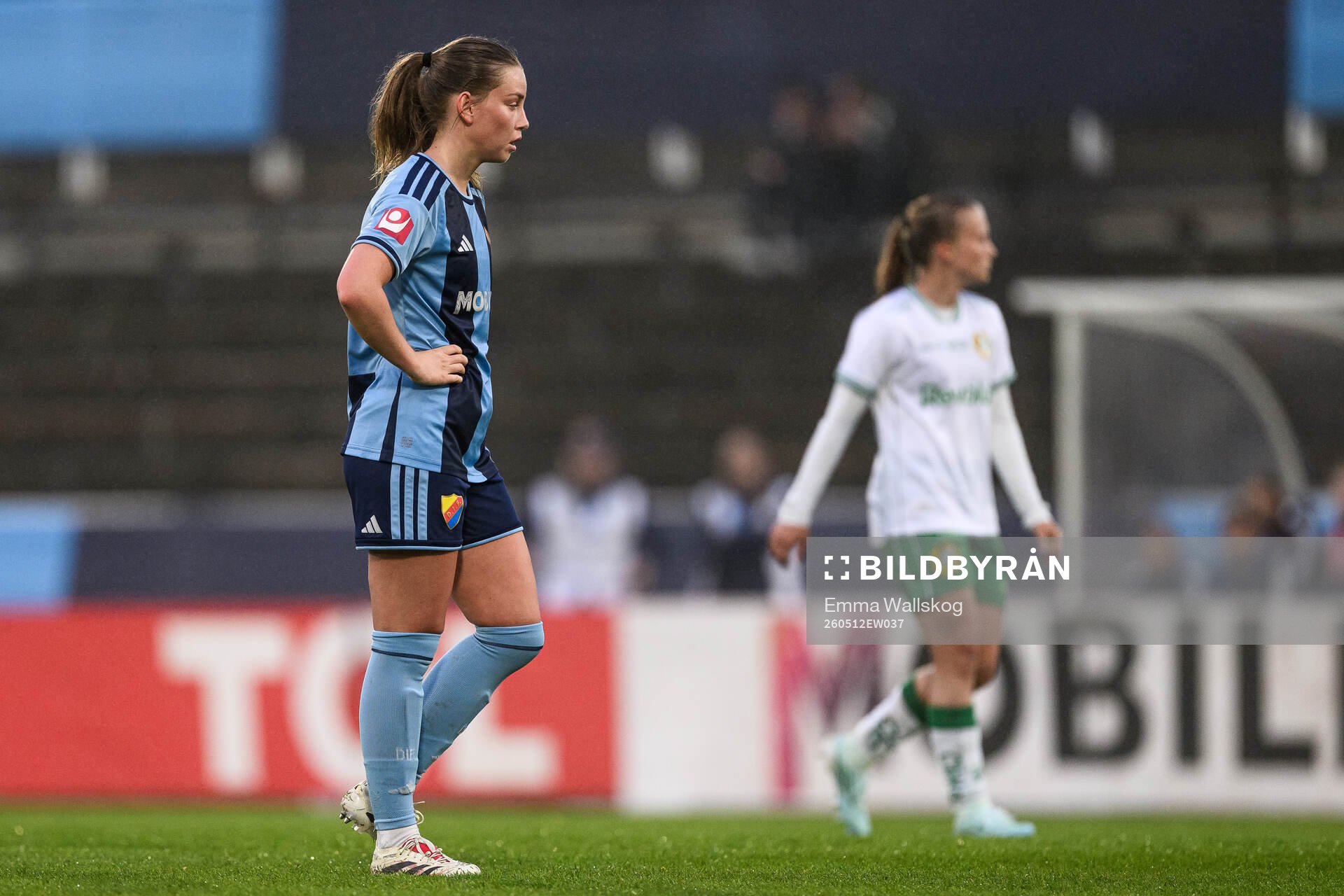 Djurgårdens Elsa Pelgander deppar