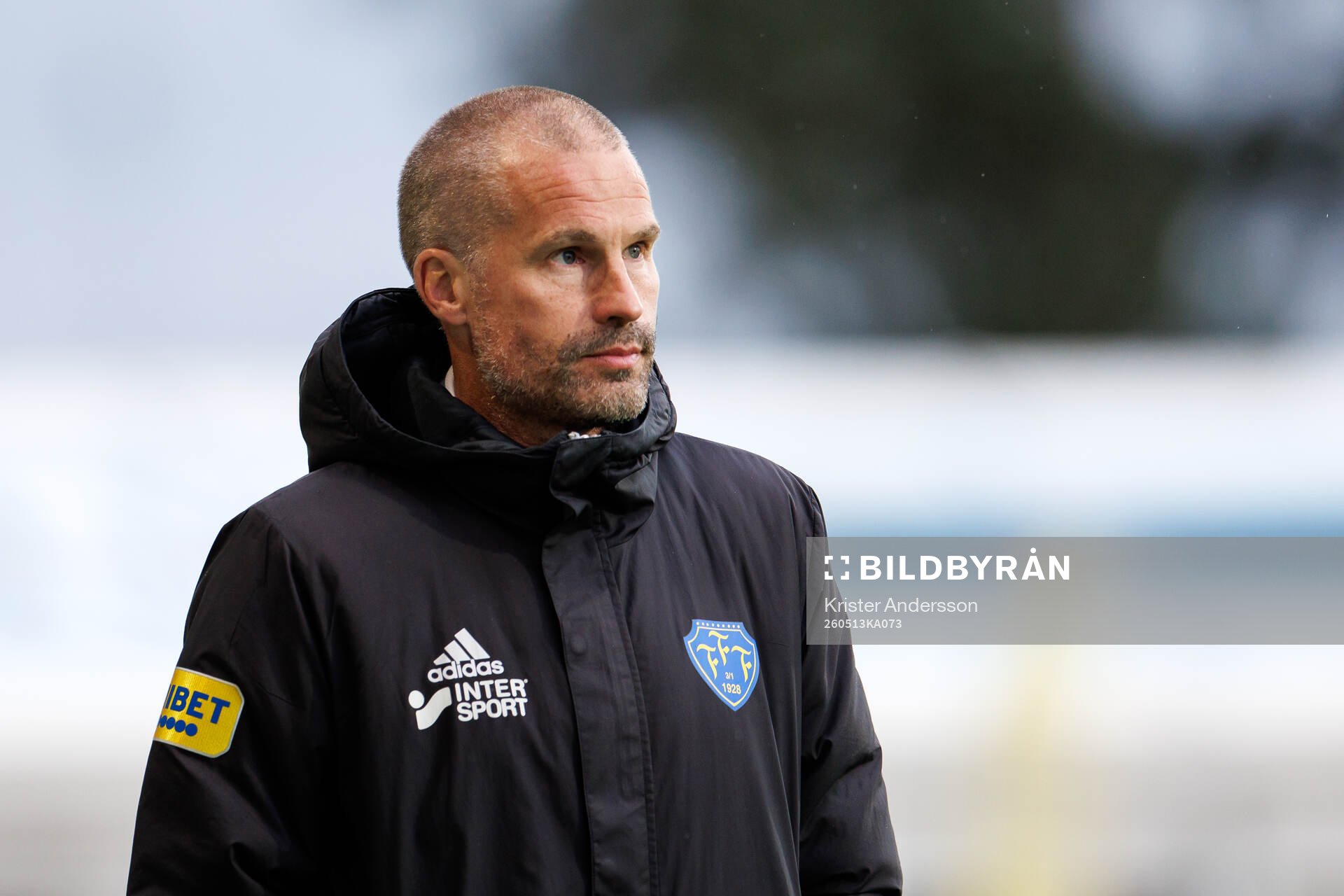 Falkenbergs tränare Christoffer Andersson