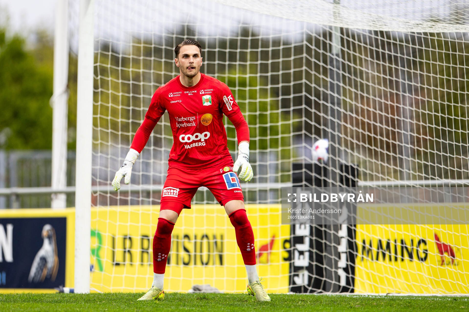 Varbergs målvakt Oscar Ekman