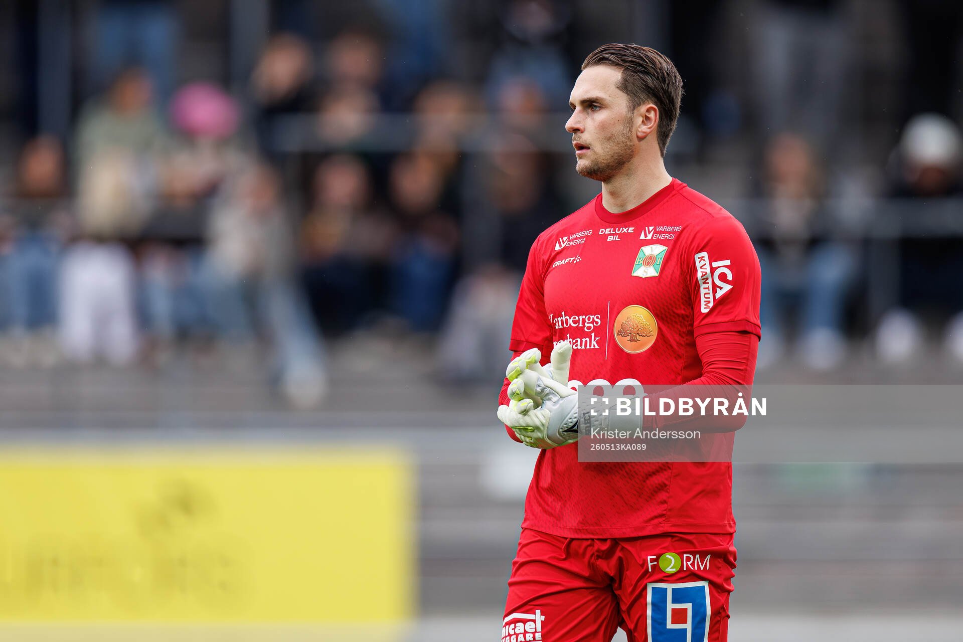Varbergs målvakt Oscar Ekman