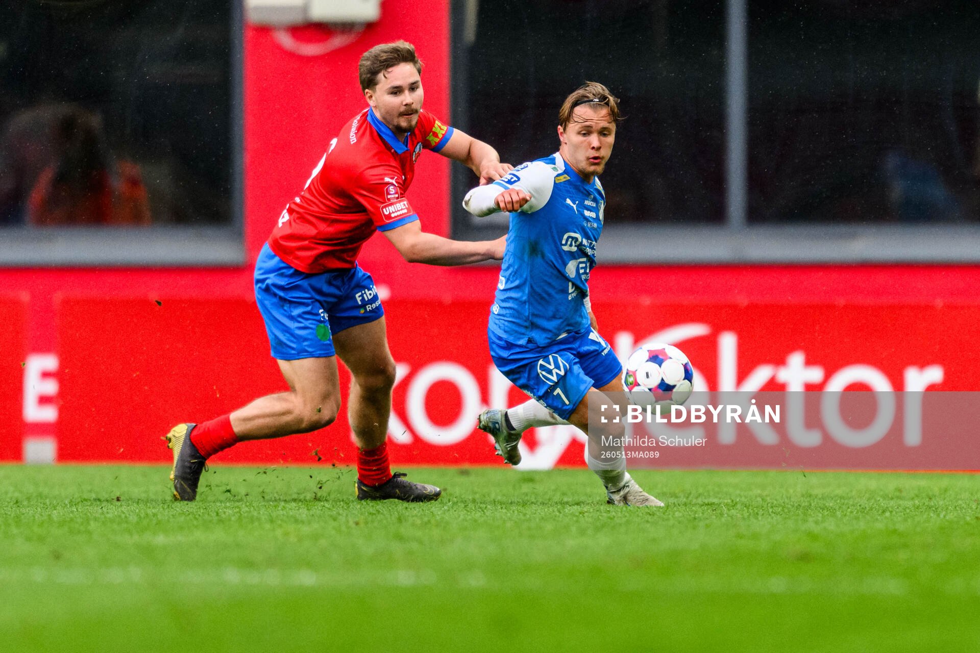 Helsingborgs Simon Bengtsson och Oddevolds Vincent Sundberg