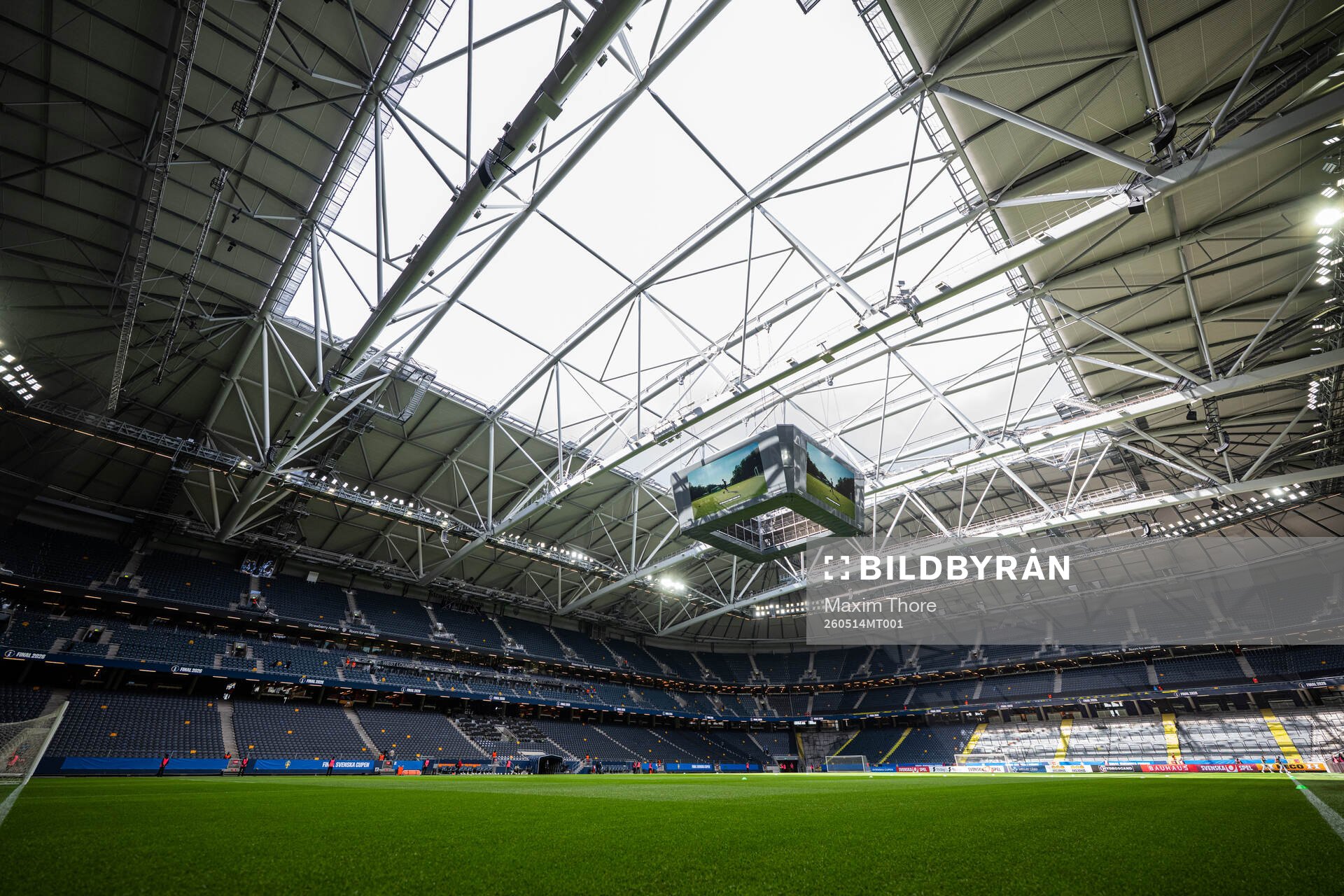 Vy över Strawberry Arena