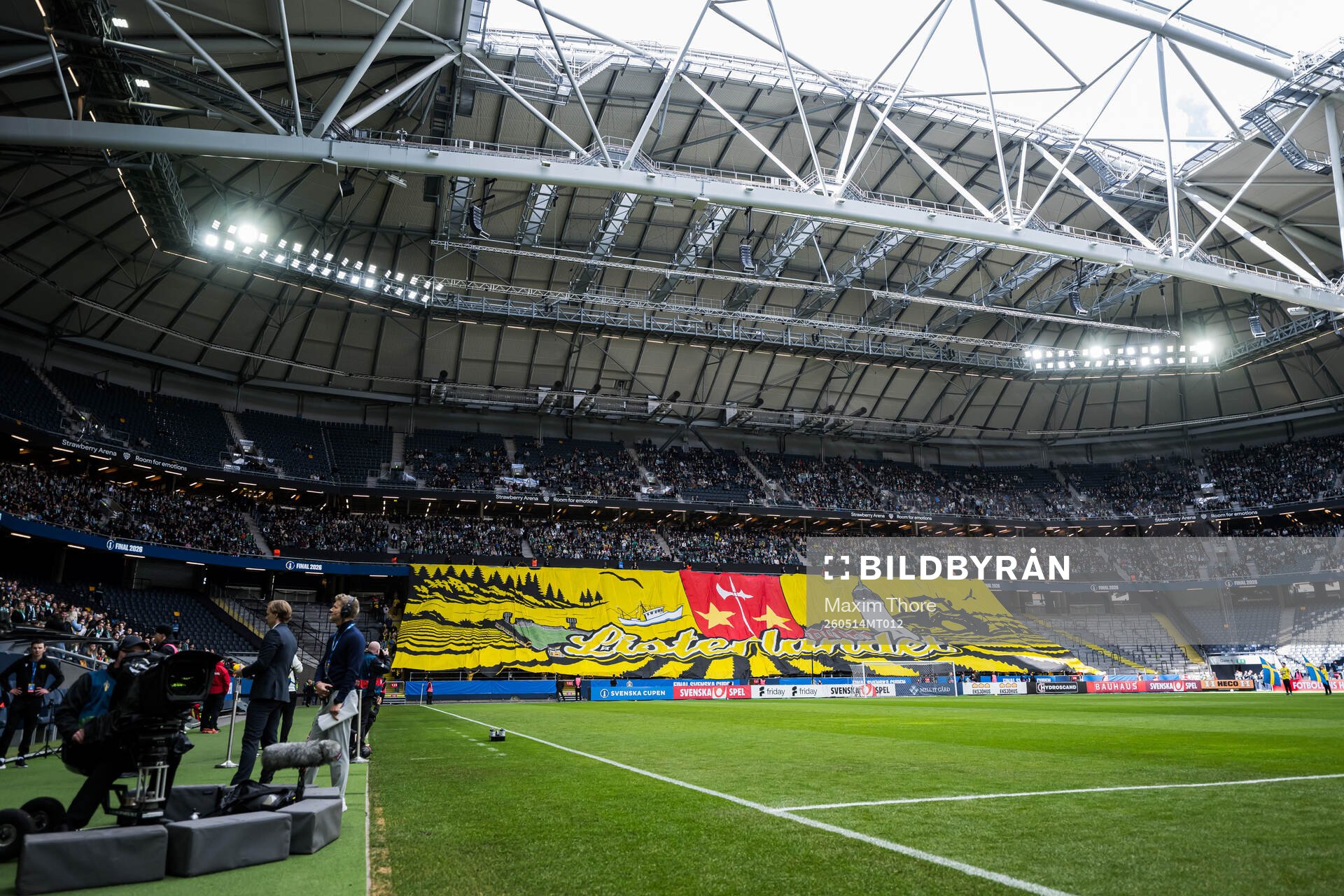 Mjällbys supportrars tifo