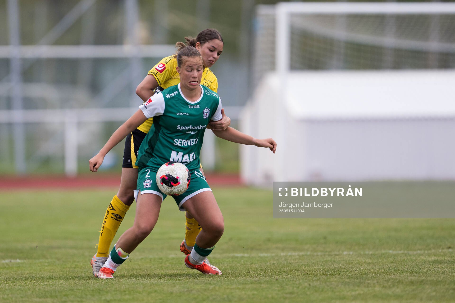Alingsås Klara Nyberg och Elfsborgs Jennifer Brinck