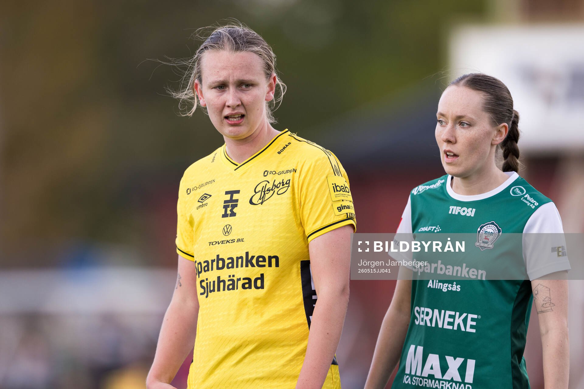 Elfsborgs Ellen Nilsson och Alingsås Minni Laukka