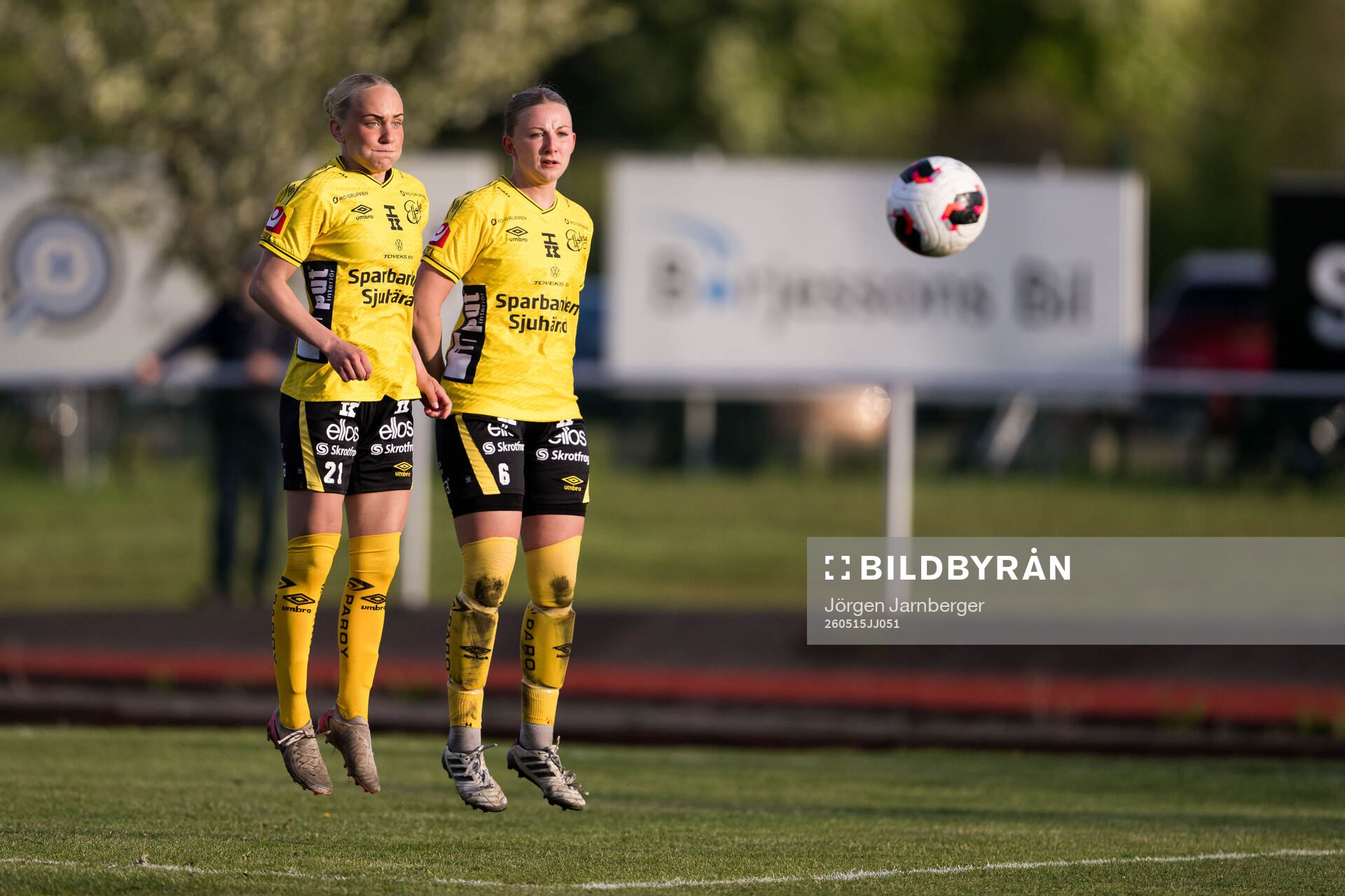 Elfsborgs Tea Skoglund och Hanna Gunnarsson