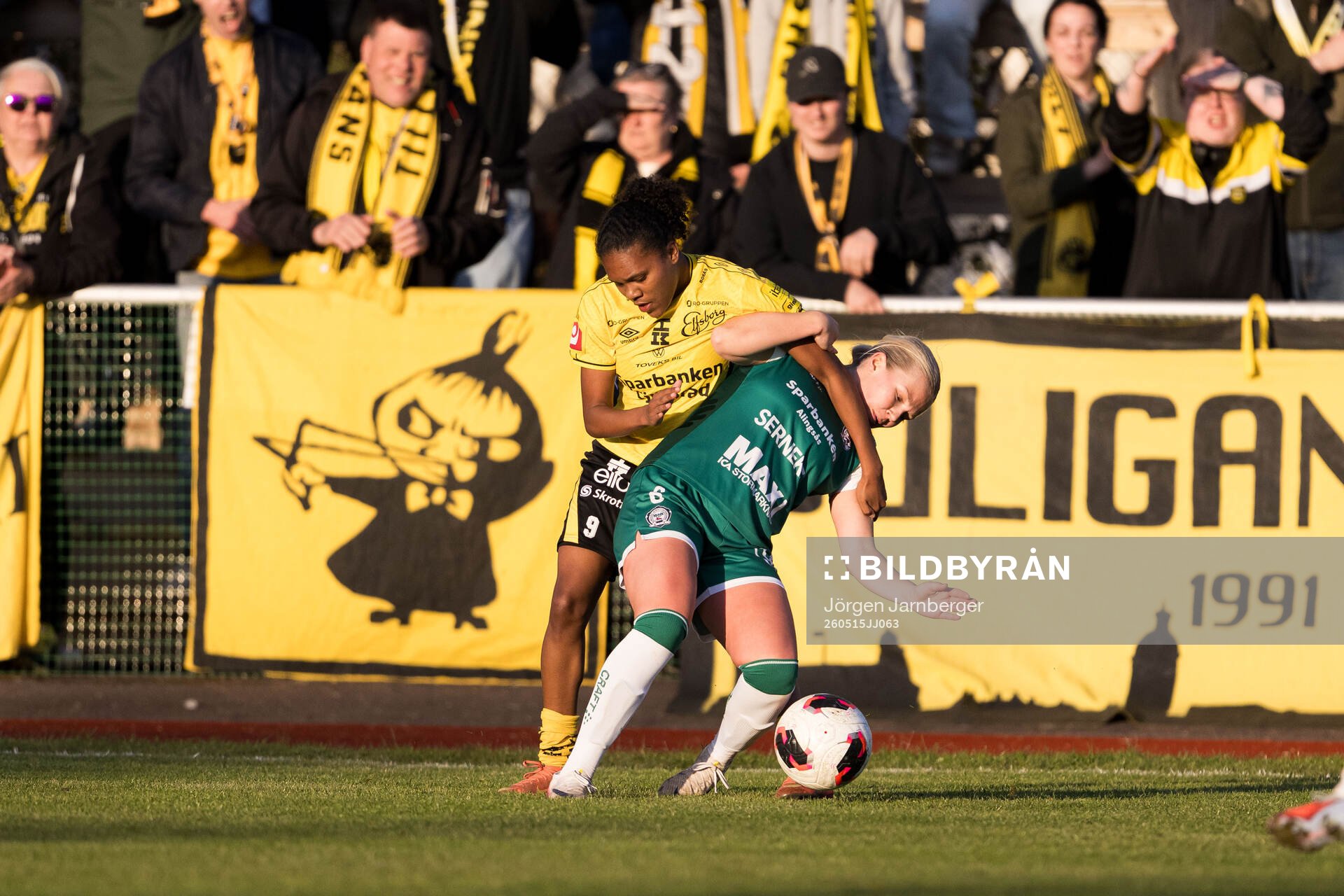 Elfsborgs Vanessa Lopez och Alingsås Agnes Inedahl
