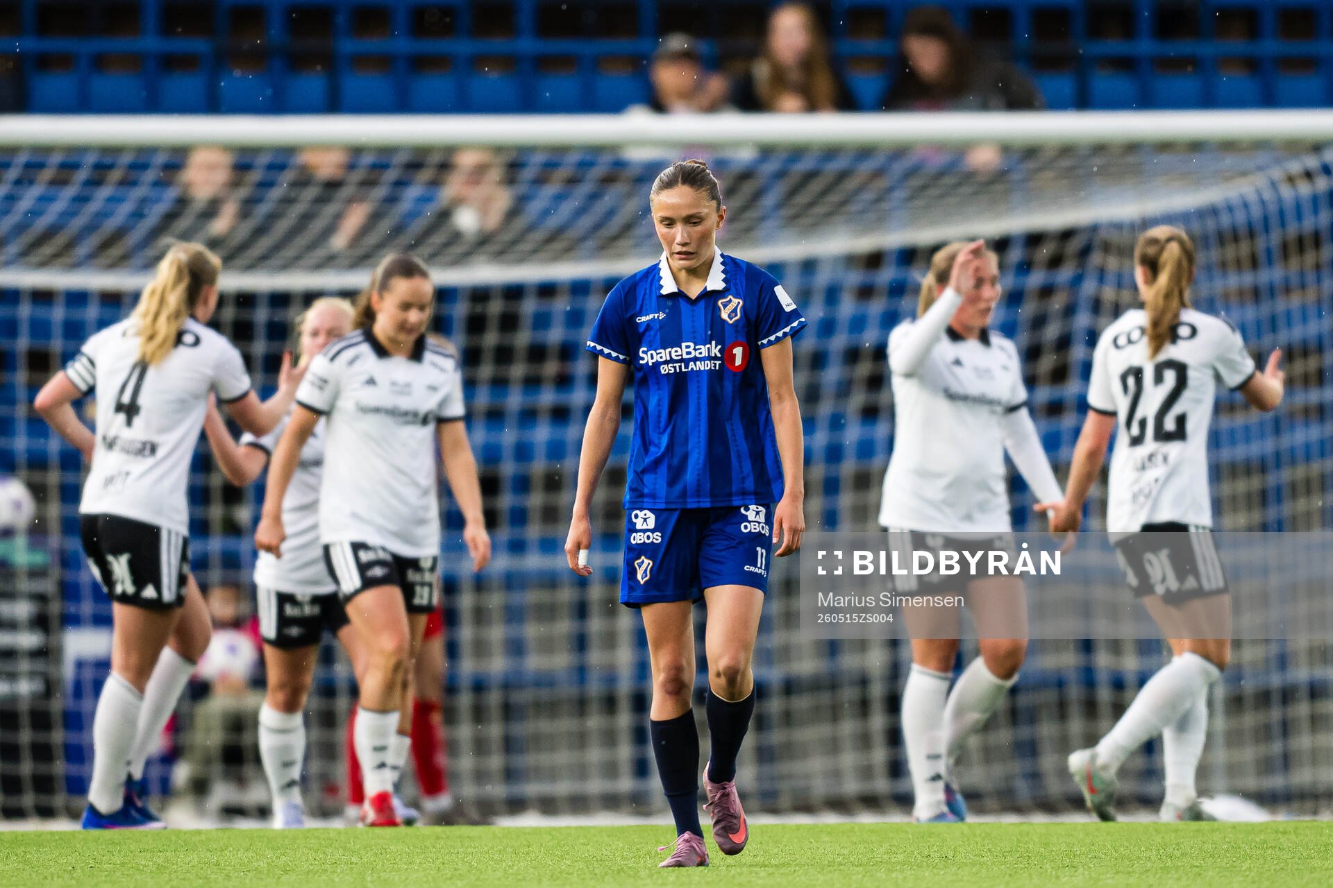 Ida Mortensen Natvik of Stabæk looks dejected