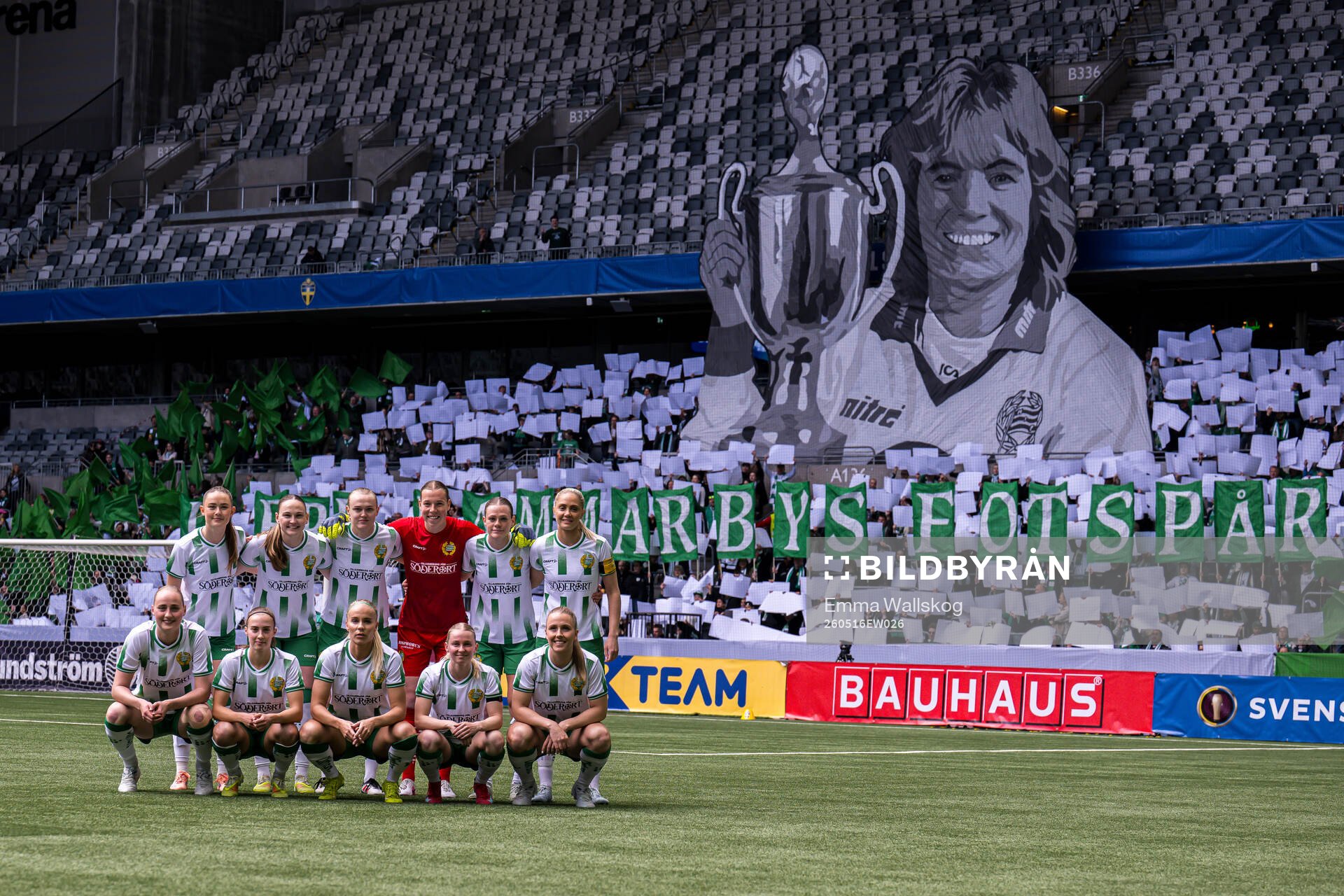 under finalen i Svenska Cupen mellan Hammarby och Häcken