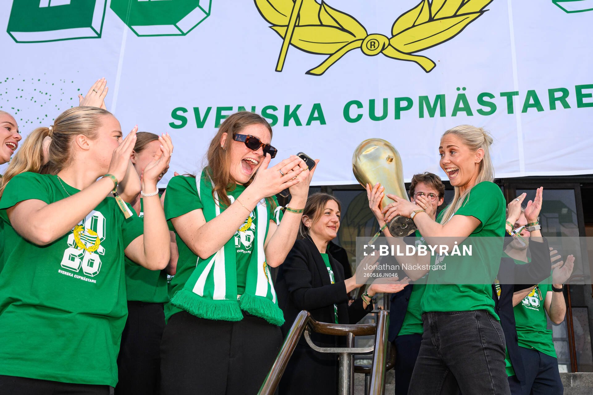 Hammarbys Sofia Reidy och Alice Carlsson