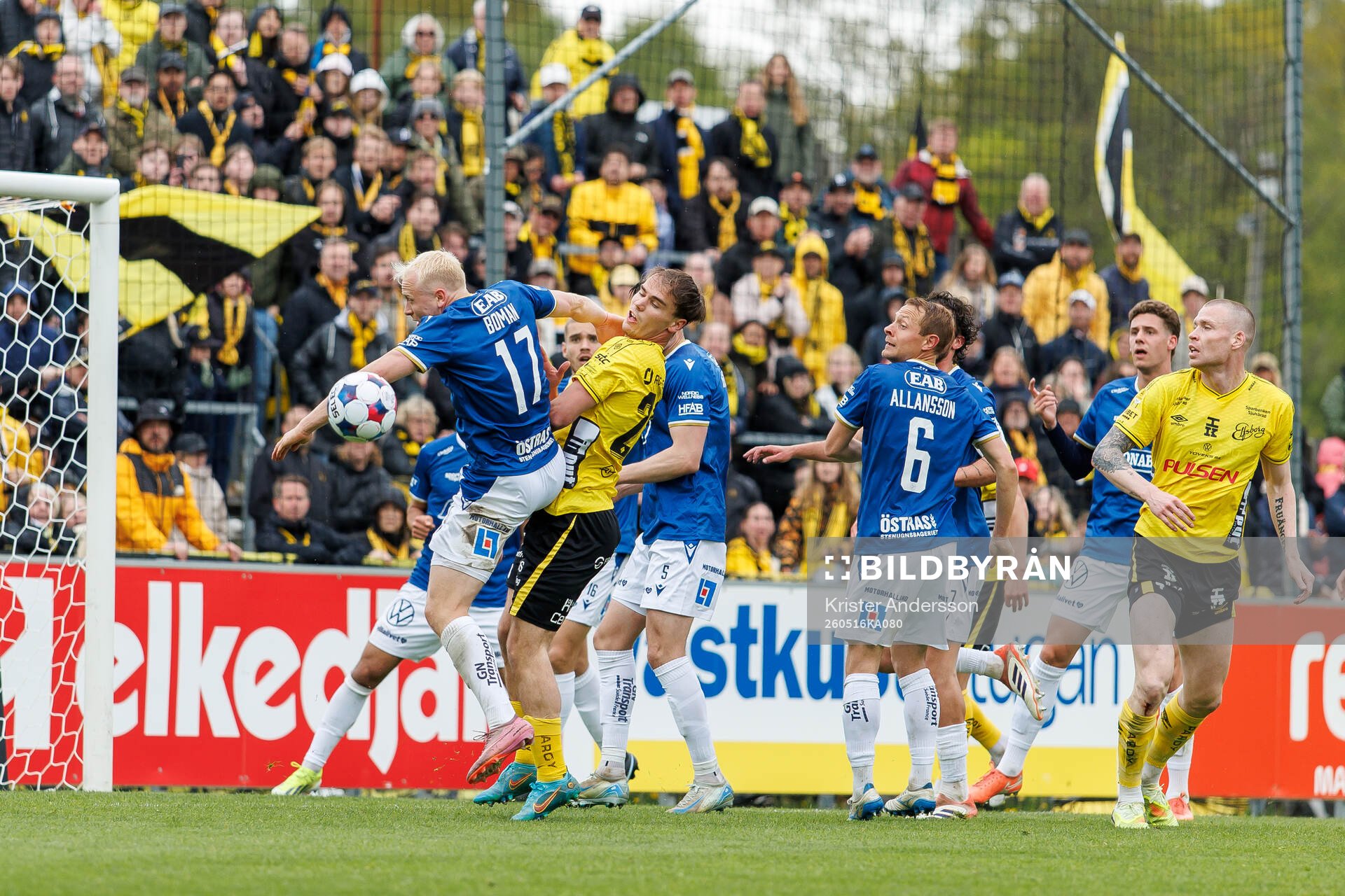 Halmstads André Boman och Elfsborgs Frode Aronsson