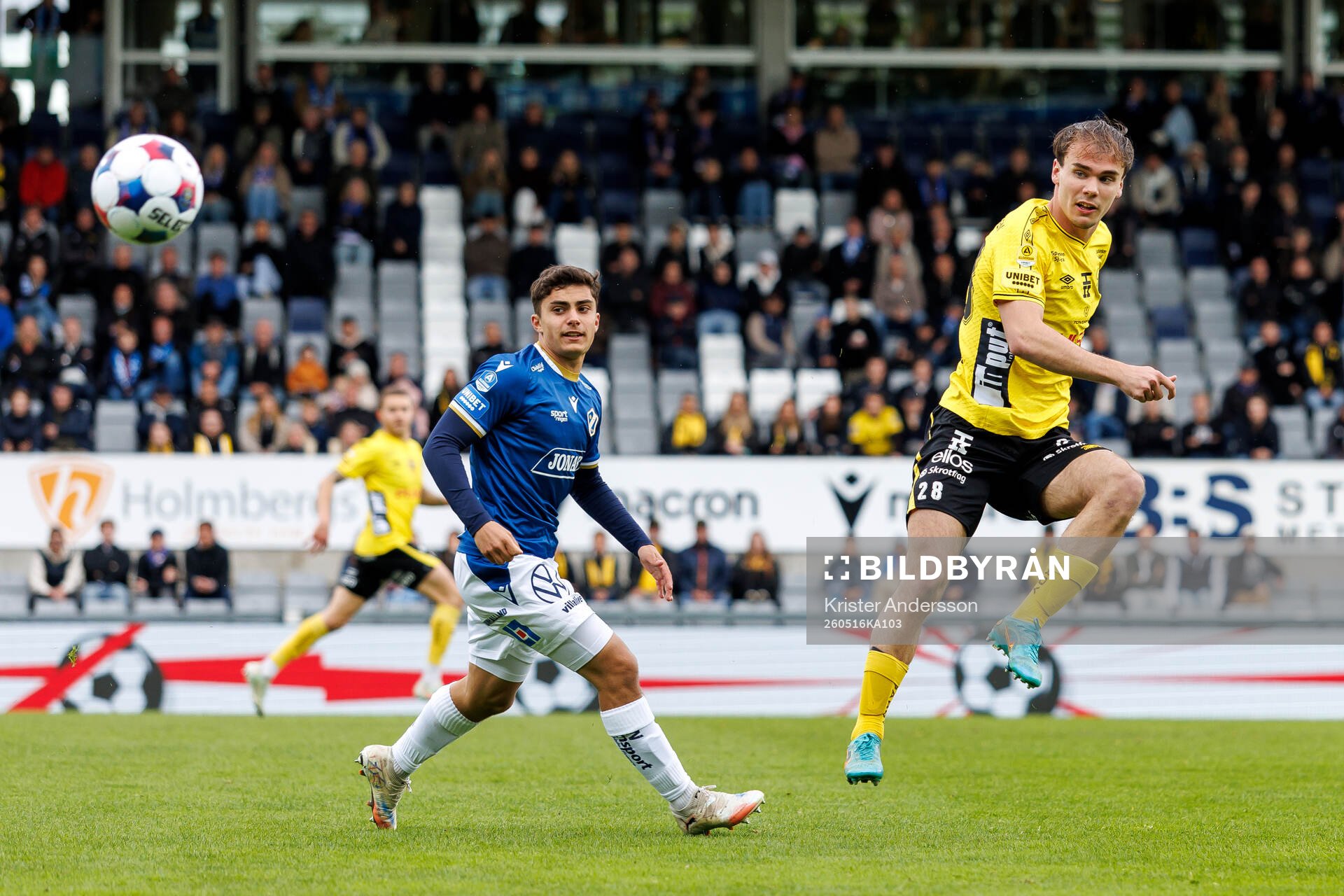 Halmstads Oliver Kapsimalis och Elfsborgs Frode Aronsson