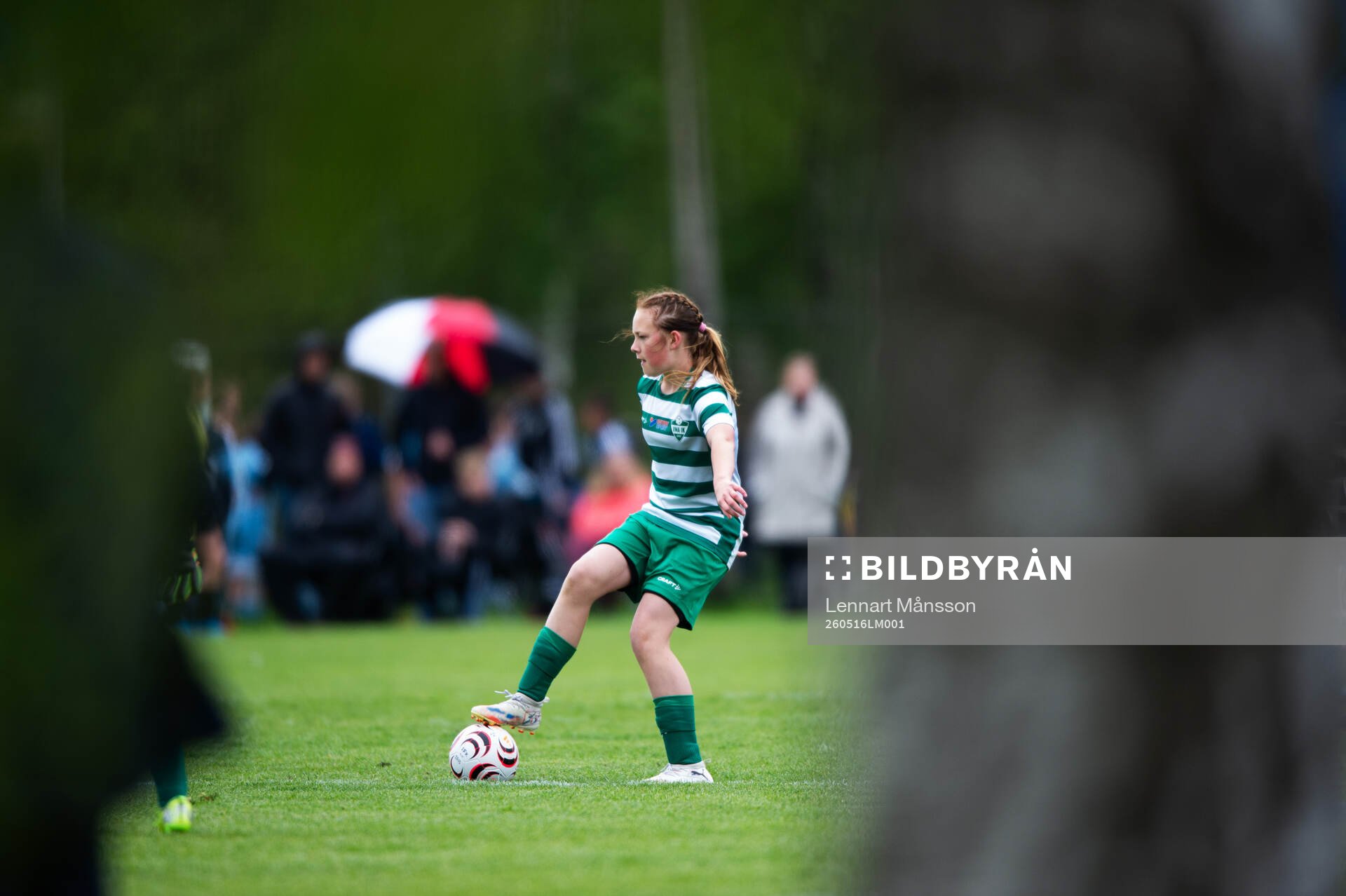 i matchen i Kvantum Cup (FCH/IFKHlm), 9-manna, flickor