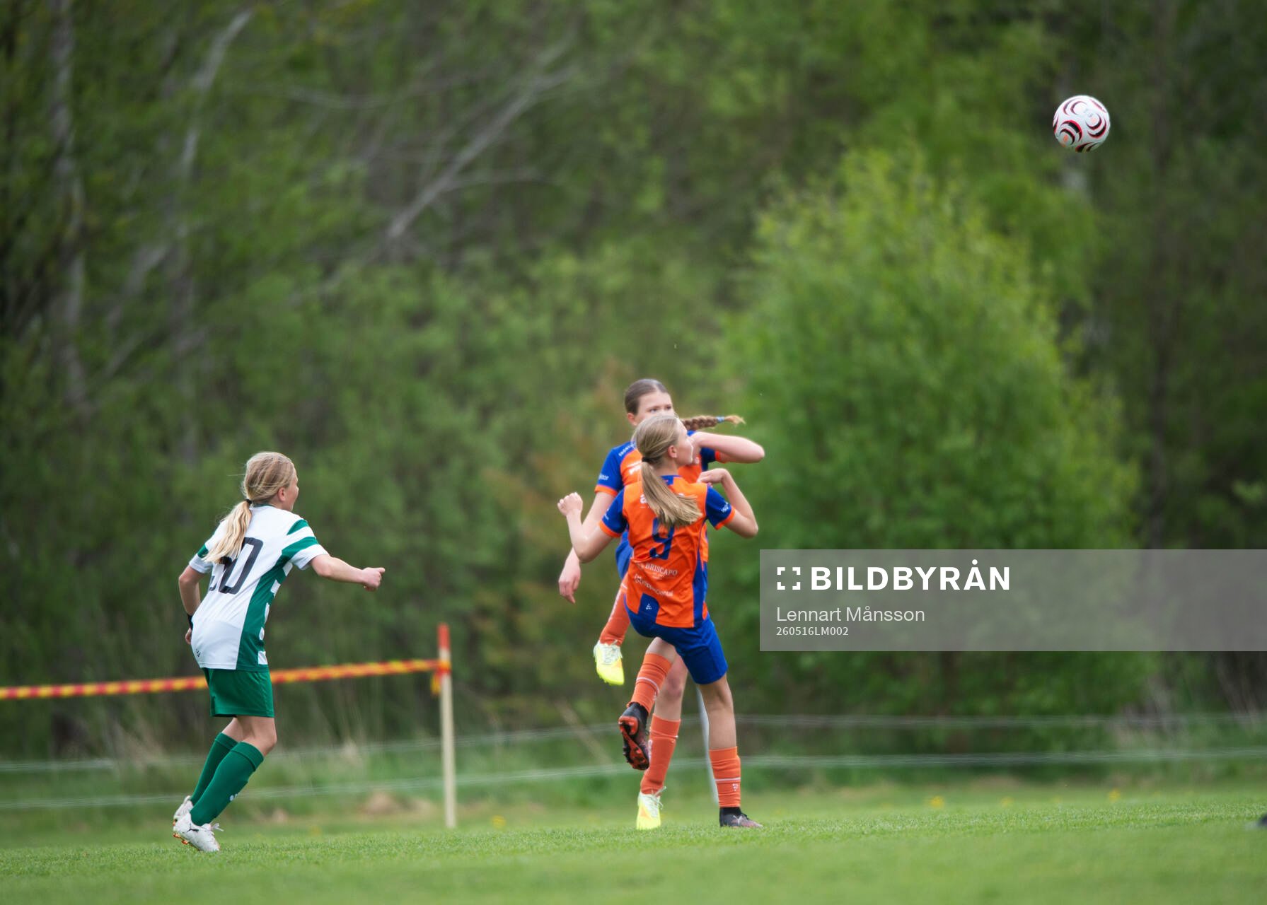 i matchen i Kvantum Cup (FCH/IFKHlm), 9-manna, flickor