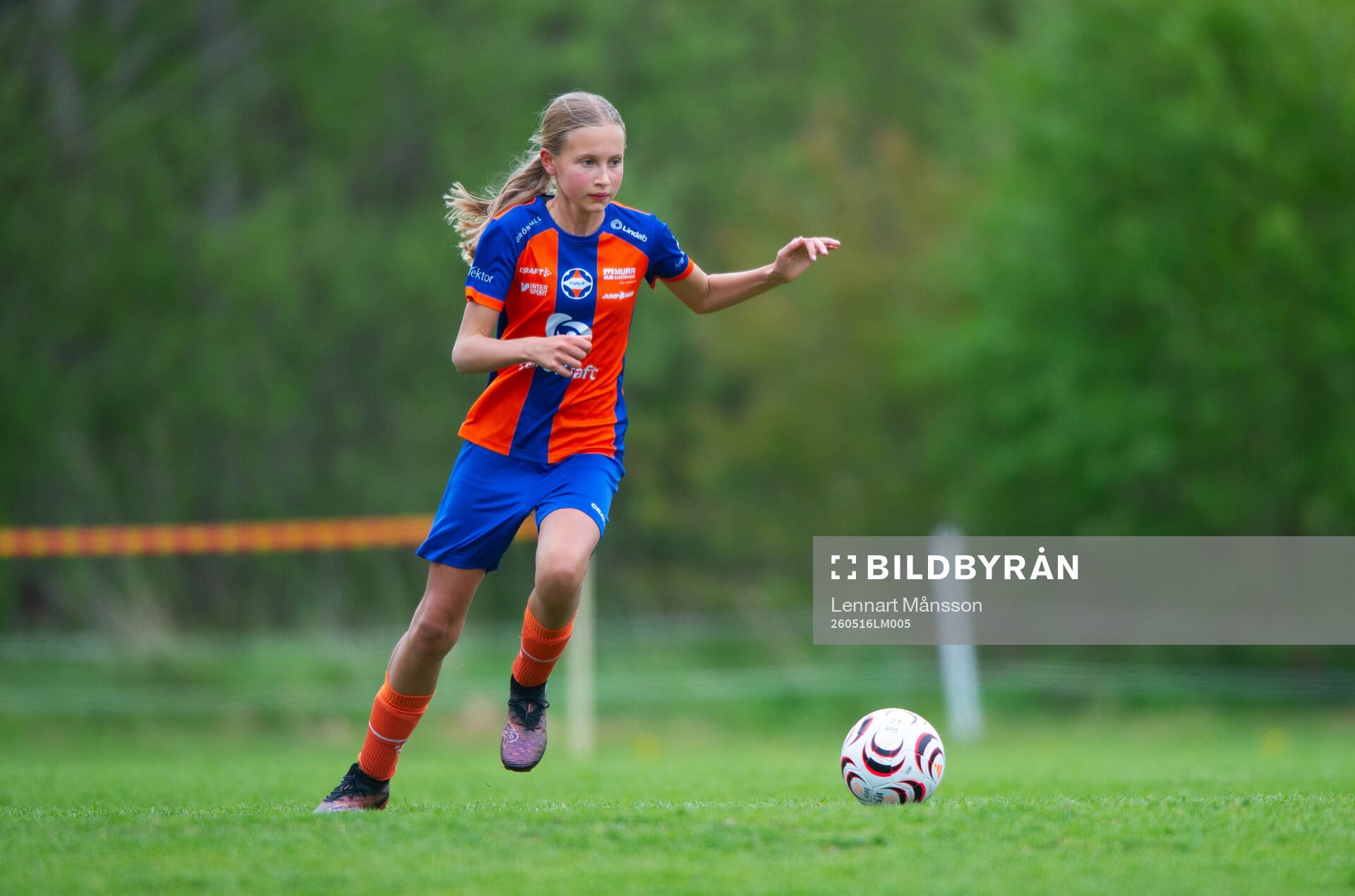 i matchen i Kvantum Cup (FCH/IFKHlm), 9-manna, flickor