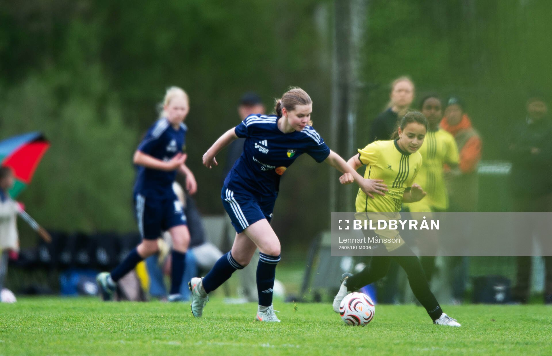 i matchen i Kvantum Cup (FCH/IFKHlm), 9-manna, flickor