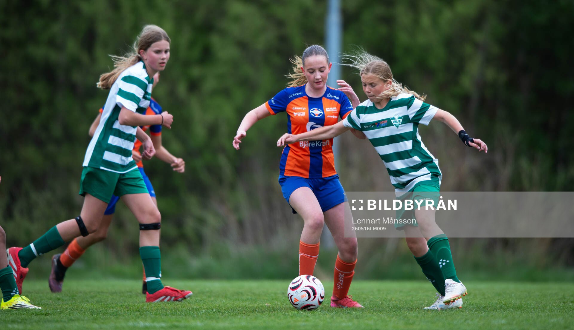 i matchen i Kvantum Cup (FCH/IFKHlm), 9-manna, flickor