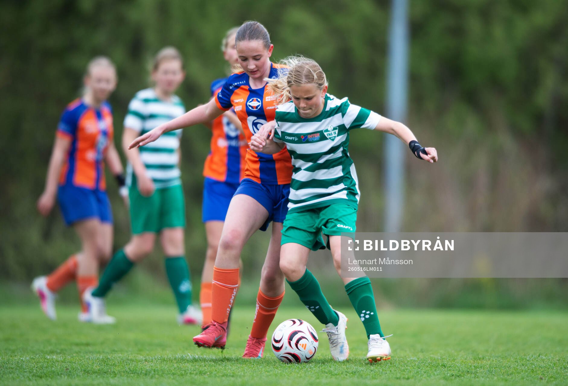 i matchen i Kvantum Cup (FCH/IFKHlm), 9-manna, flickor