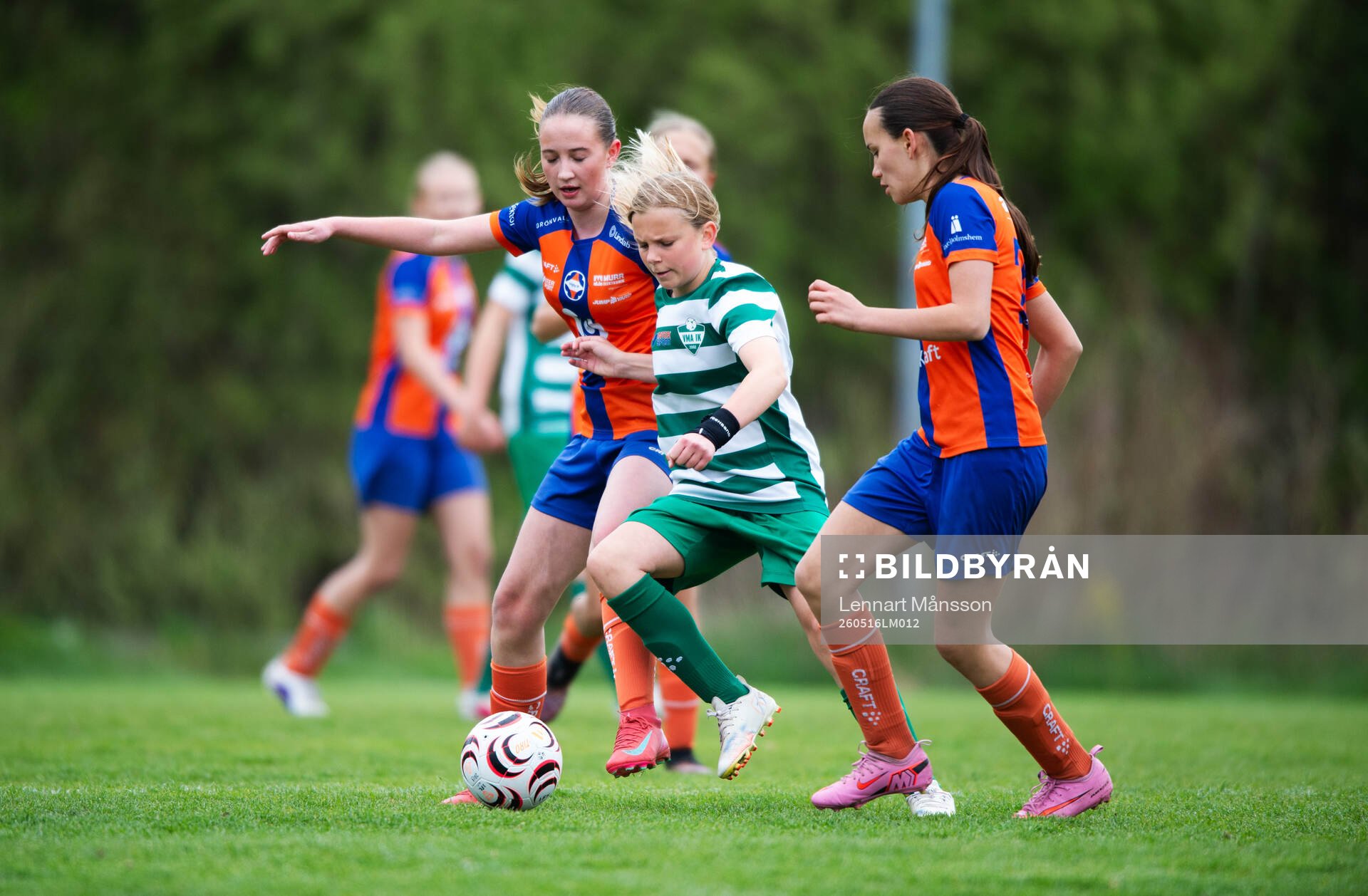 i matchen i Kvantum Cup (FCH/IFKHlm), 9-manna, flickor
