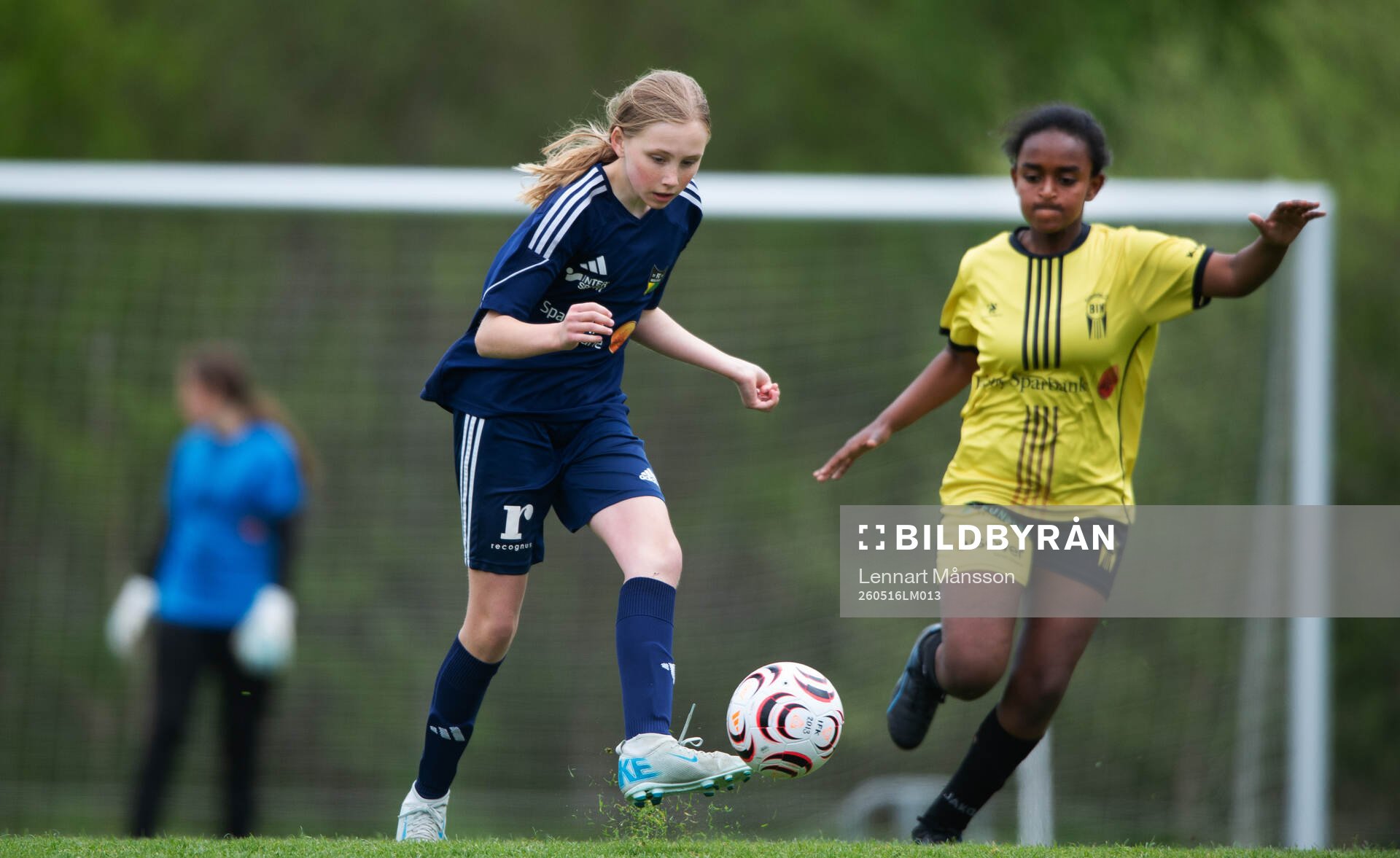 i matchen i Kvantum Cup (FCH/IFKHlm), 9-manna, flickor